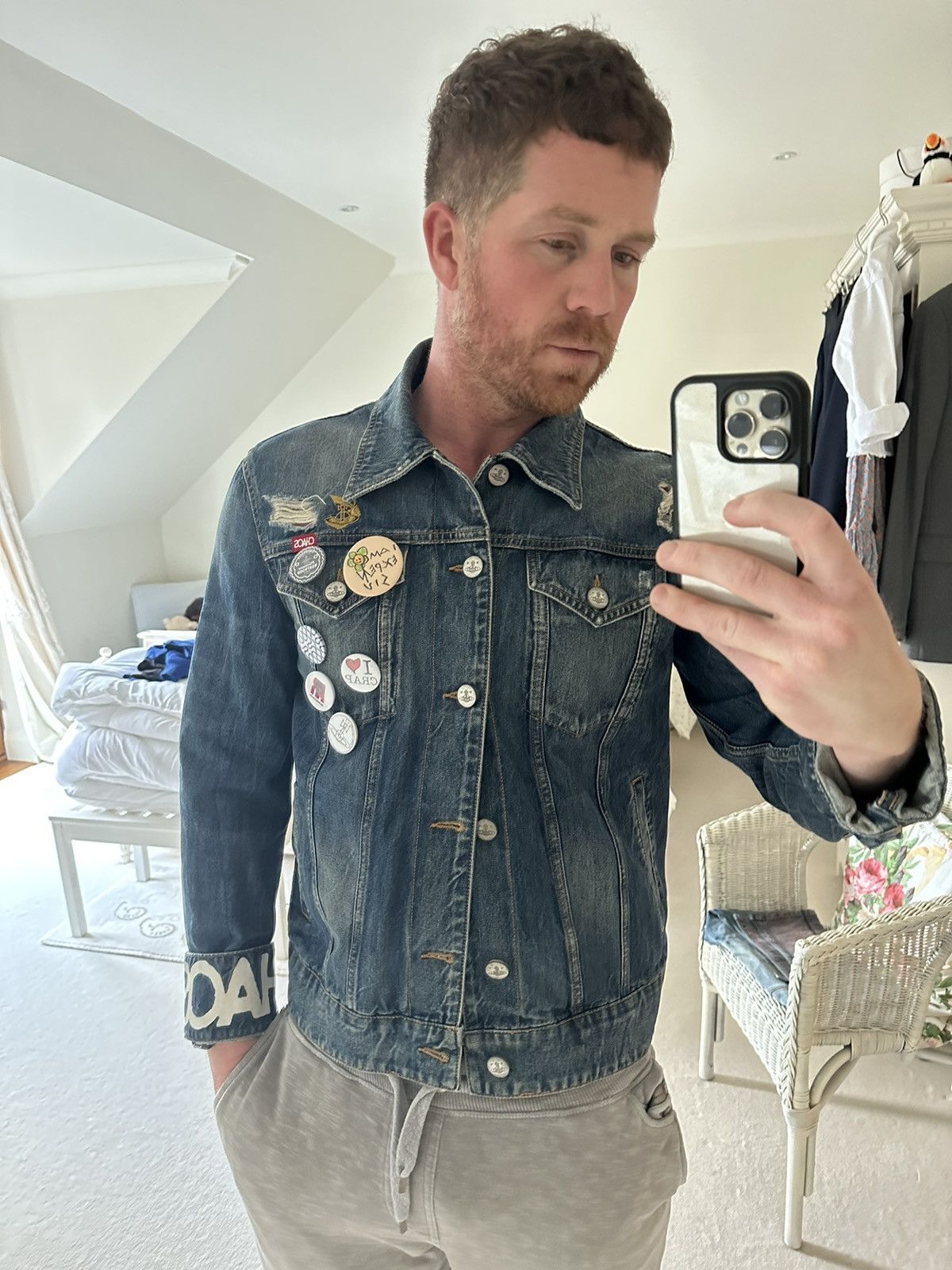 Vivienne Westwood Vivienne Westwood Anglomania Worlds end denim jacket Chaos Size US M / EU 48-50 / 2 - 5 Thumbnail