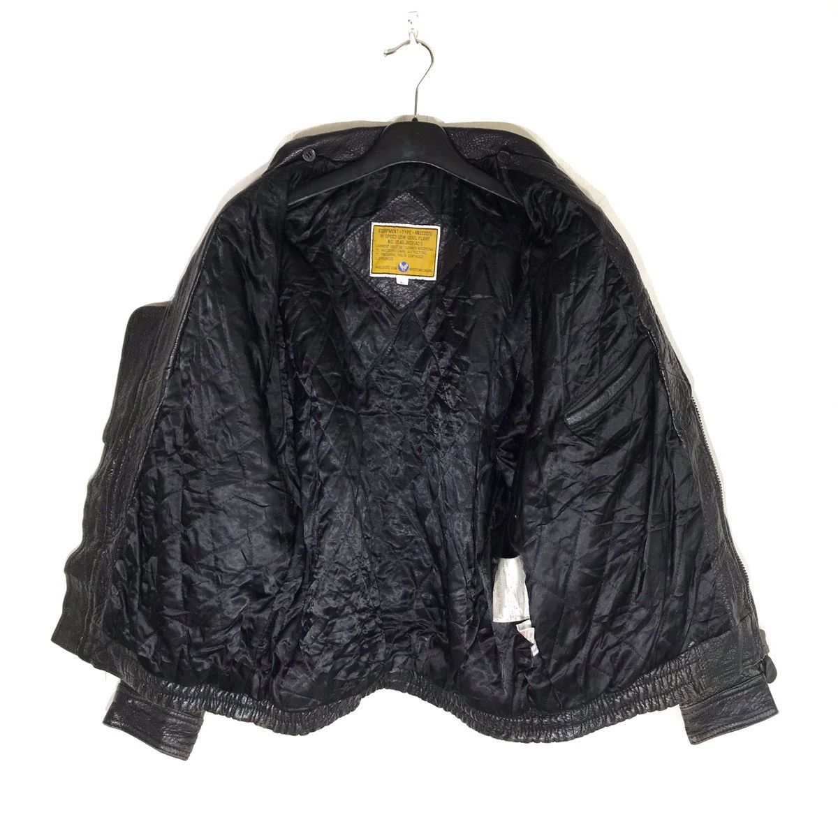 Other Anecdote Usa American Casual Flight Leather Bomber Jacket Size US L / EU 52-54 / 3 - 3 Thumbnail