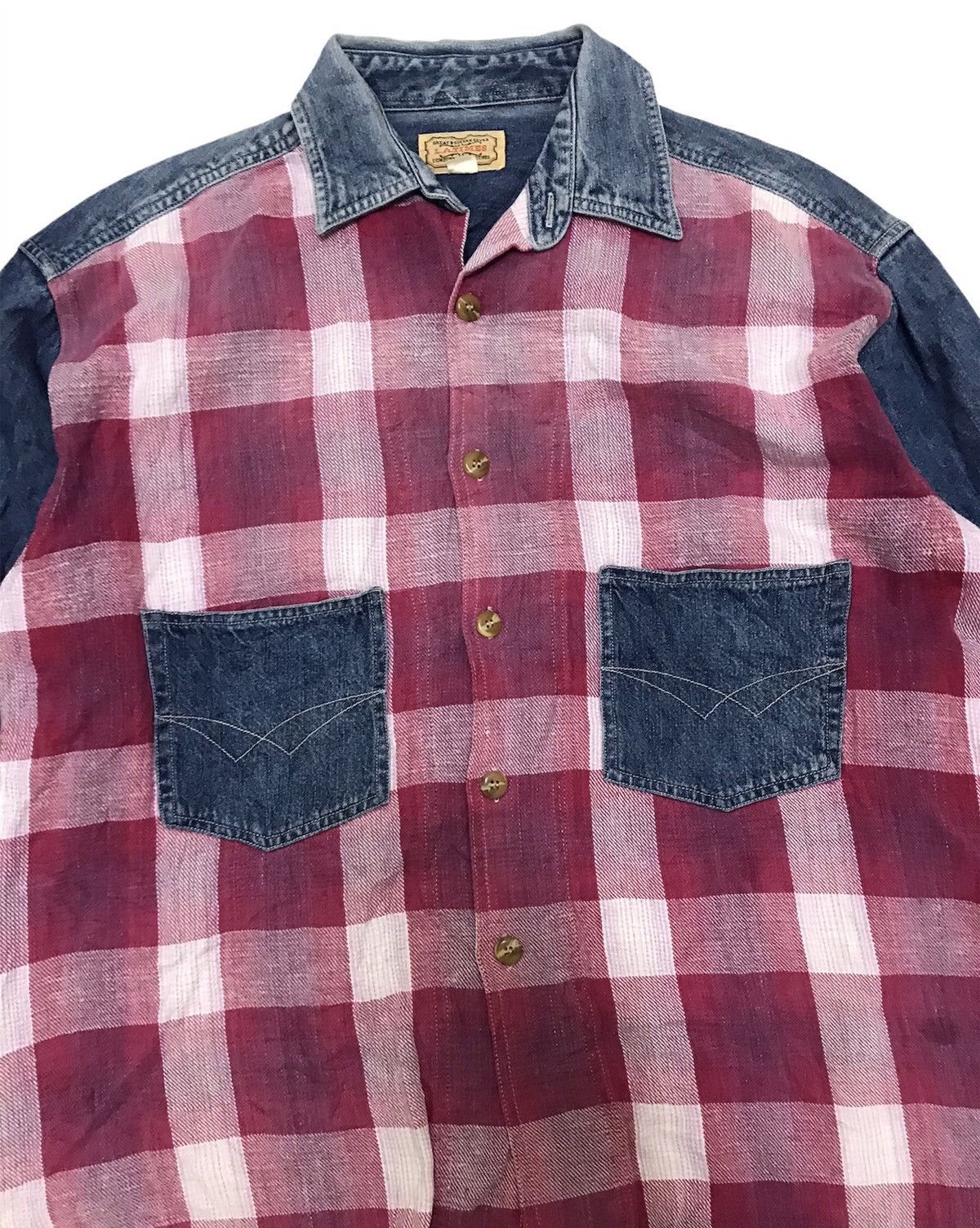 Japanese Brand Vintage LA Times Western Style Shirts Size US L / EU 52-54 / 3 - 5 Thumbnail