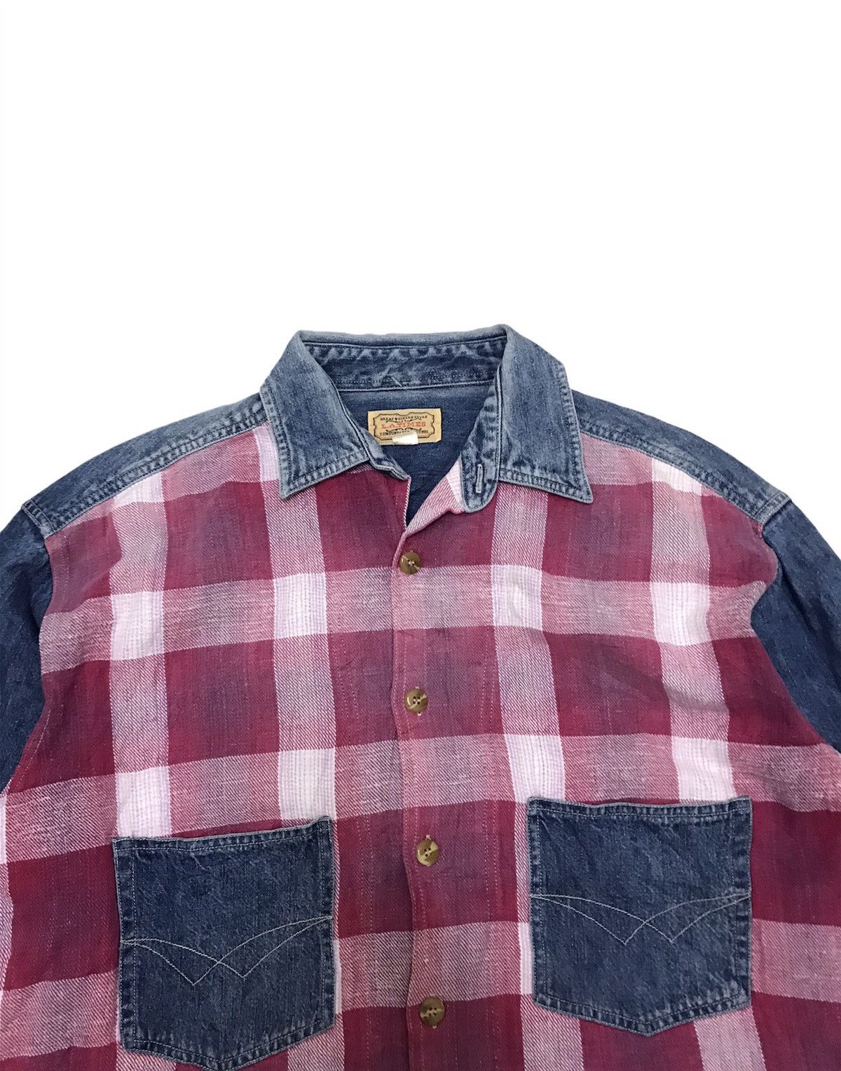 Japanese Brand Vintage LA Times Western Style Shirts Size US L / EU 52-54 / 3 - 4 Thumbnail
