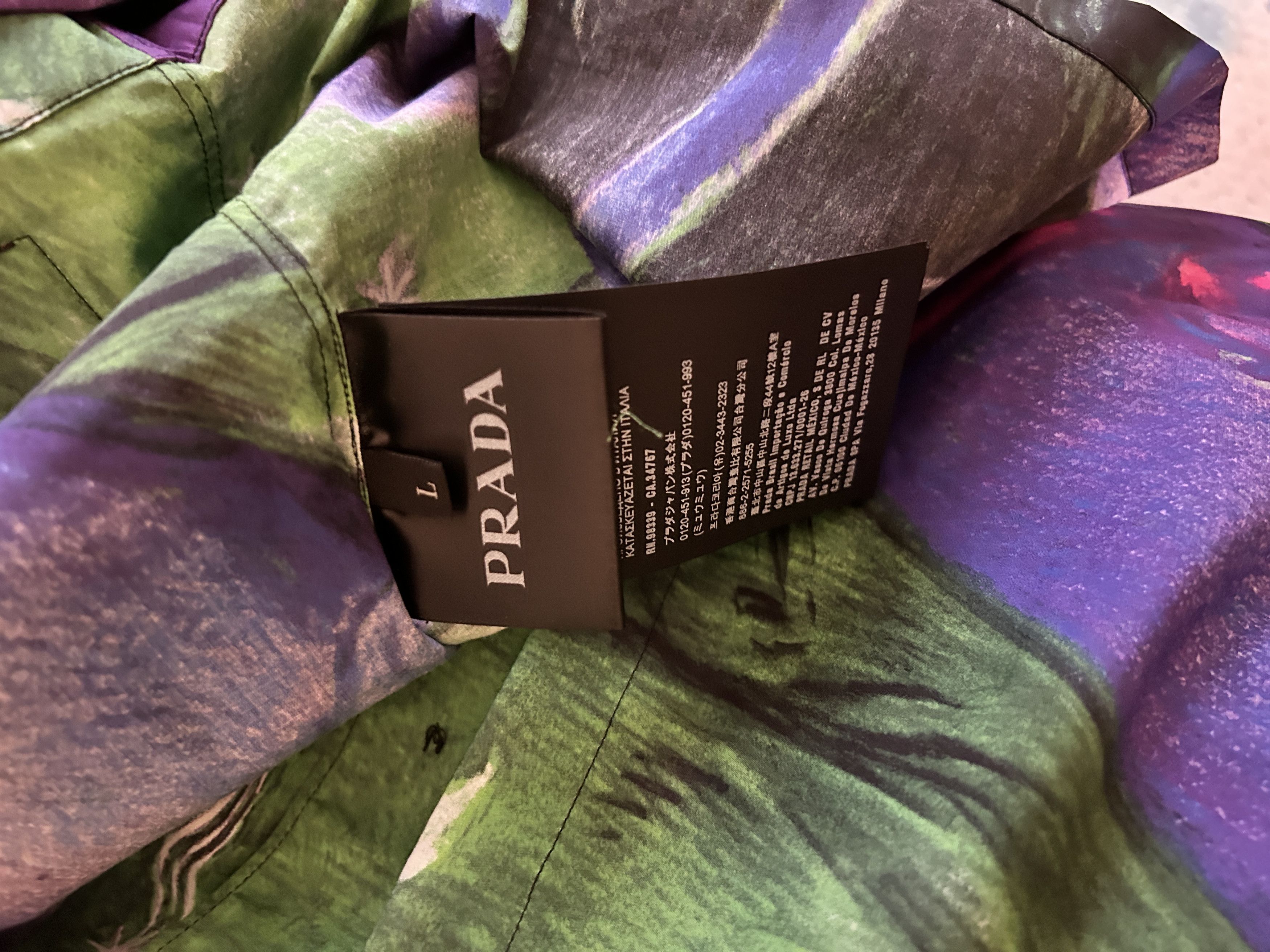 Prada impossible True love Bowling shirt Cleopatra Christophe Size US L / EU 52-54 / 3 - 8 Thumbnail