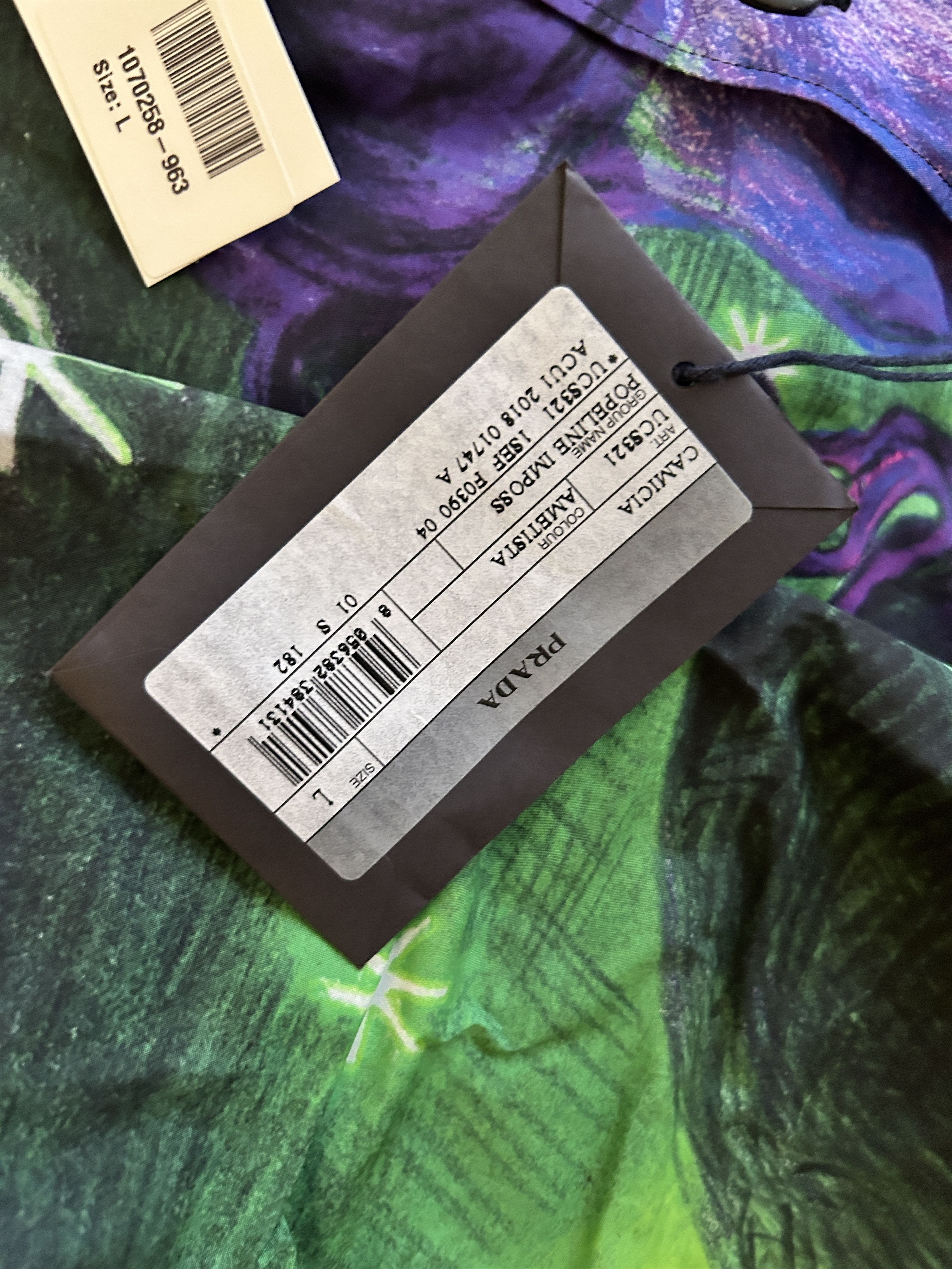 Prada impossible True love Bowling shirt Cleopatra Christophe Size US L / EU 52-54 / 3 - 6 Thumbnail