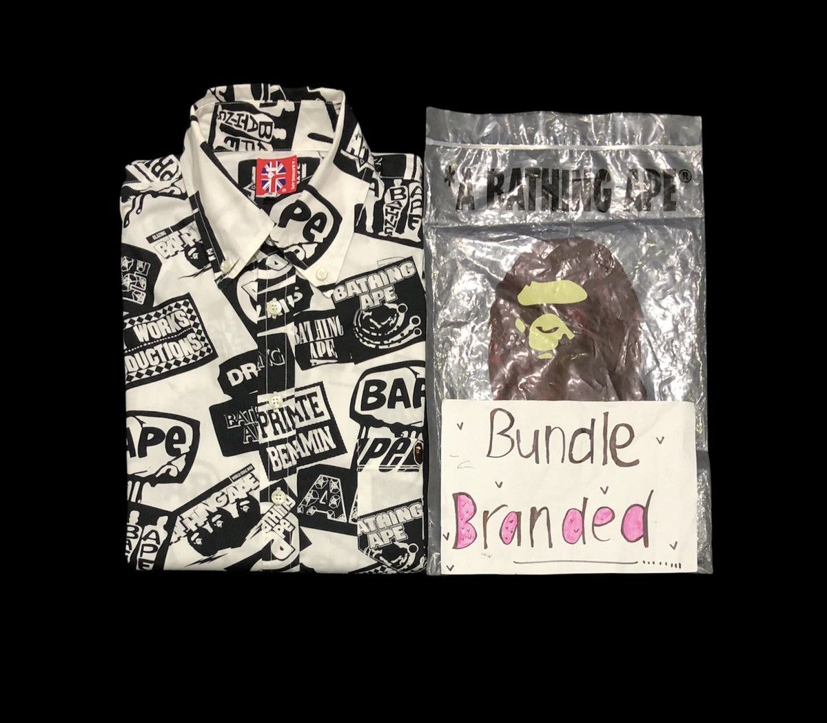Bape A Bathing Ape Dr Zaius Button Up S/S Shirt Size US S / EU 44-46 / 1 - 9 Thumbnail