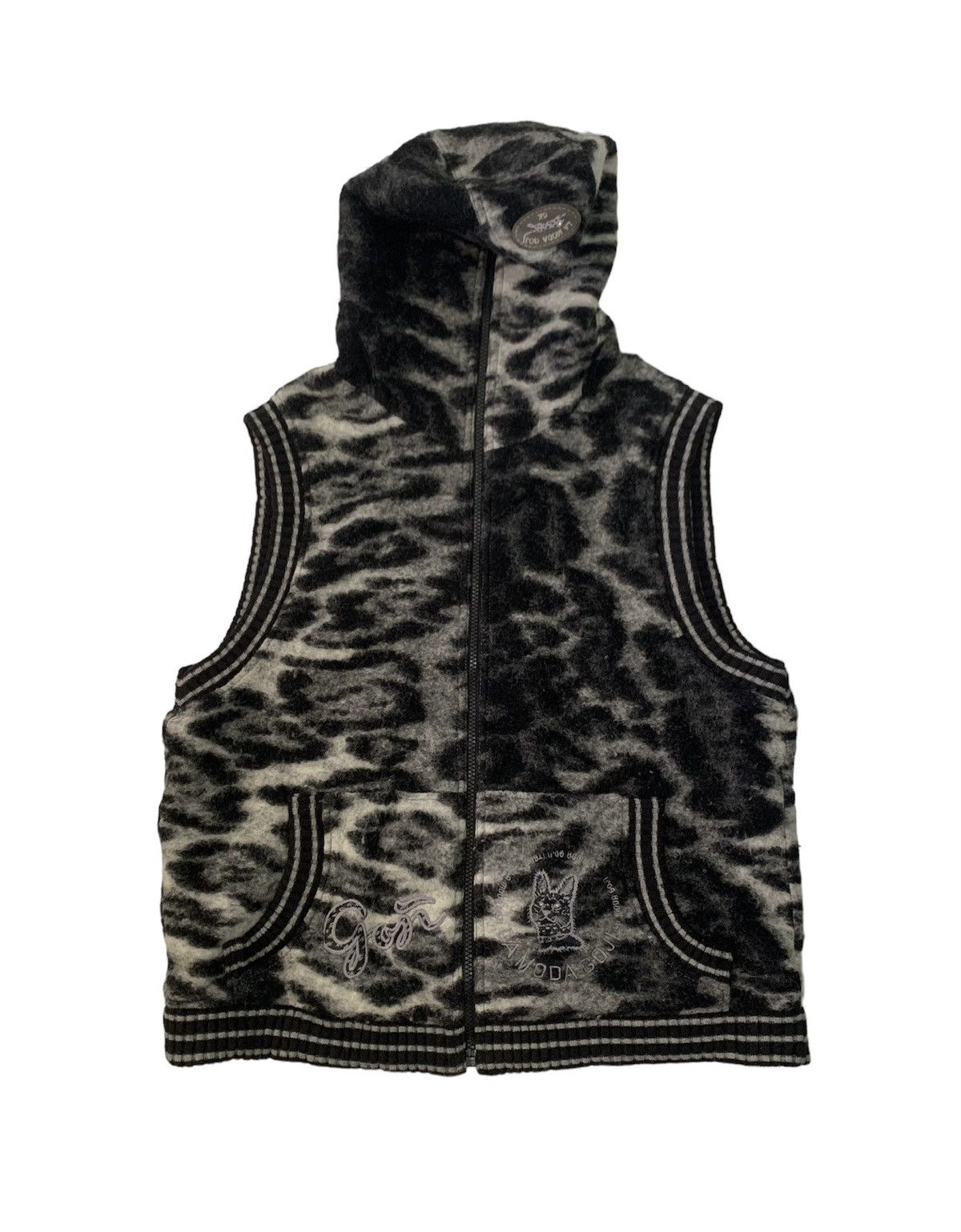 Japanese Brand Cozy LMG La Moda Goji Sleeveless Jacket/Vest Full Zipper Size US M / EU 48-50 / 2 - 1 Thumbnail