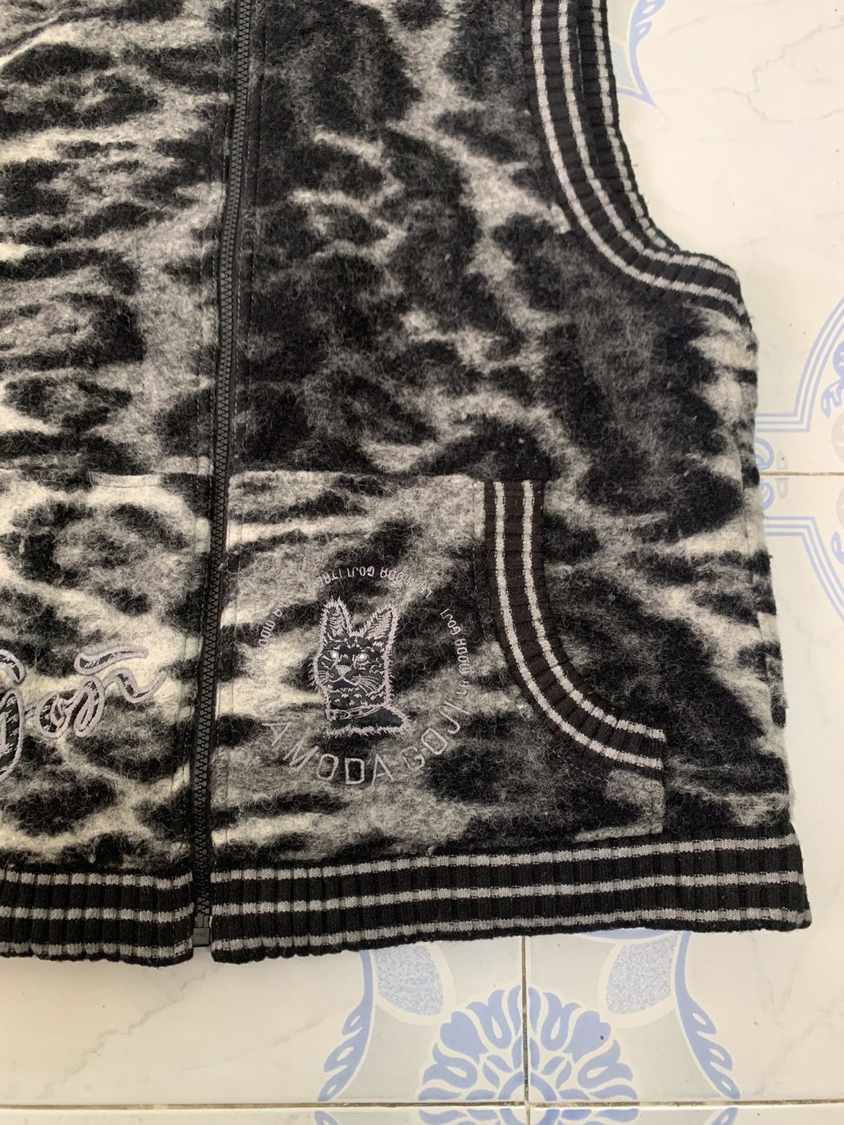 Japanese Brand Cozy LMG La Moda Goji Sleeveless Jacket/Vest Full Zipper Size US M / EU 48-50 / 2 - 4 Thumbnail