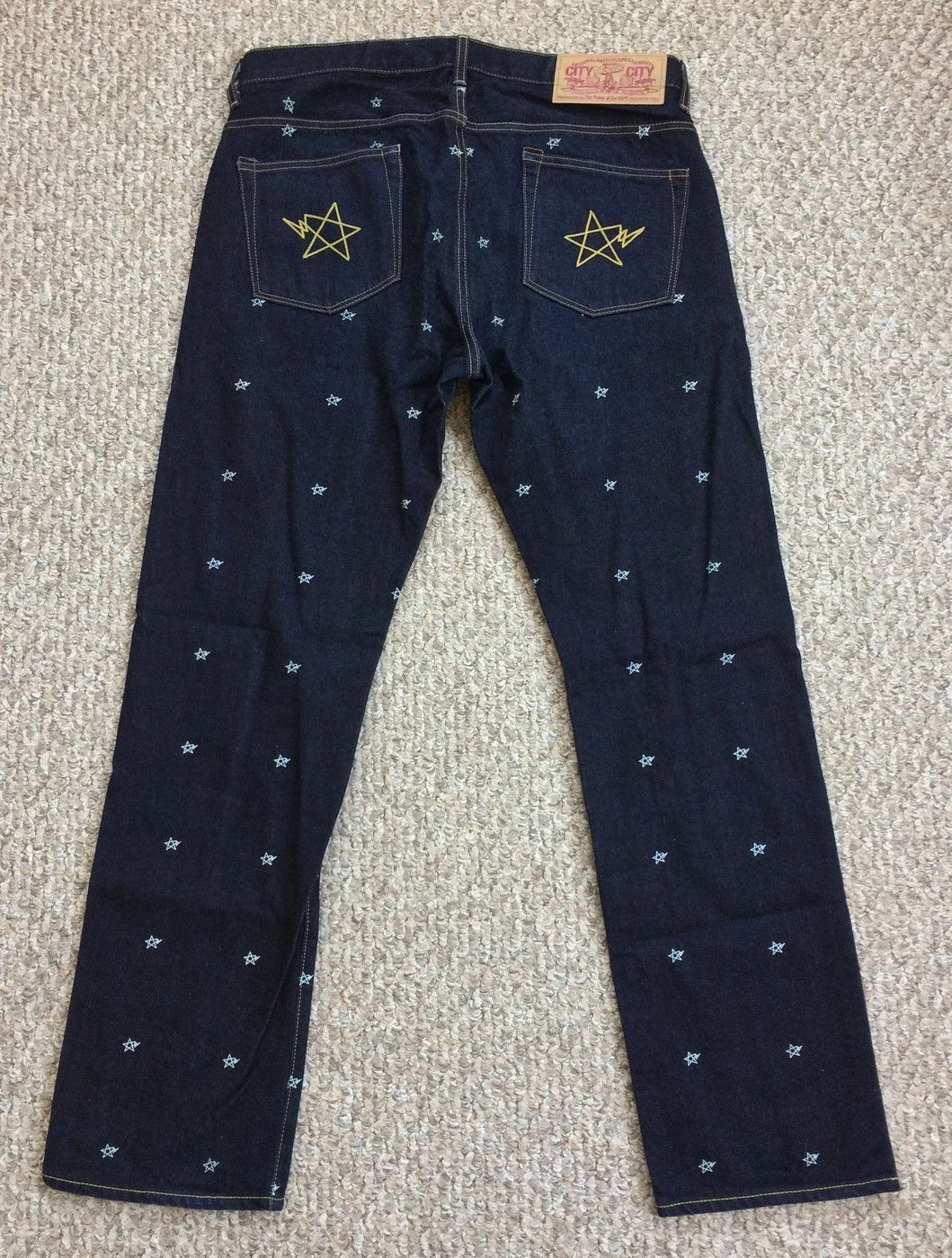 Bape Bape Embroidered Bapesta Stars Denim Size US 32 / EU 48 - 1 Thumbnail