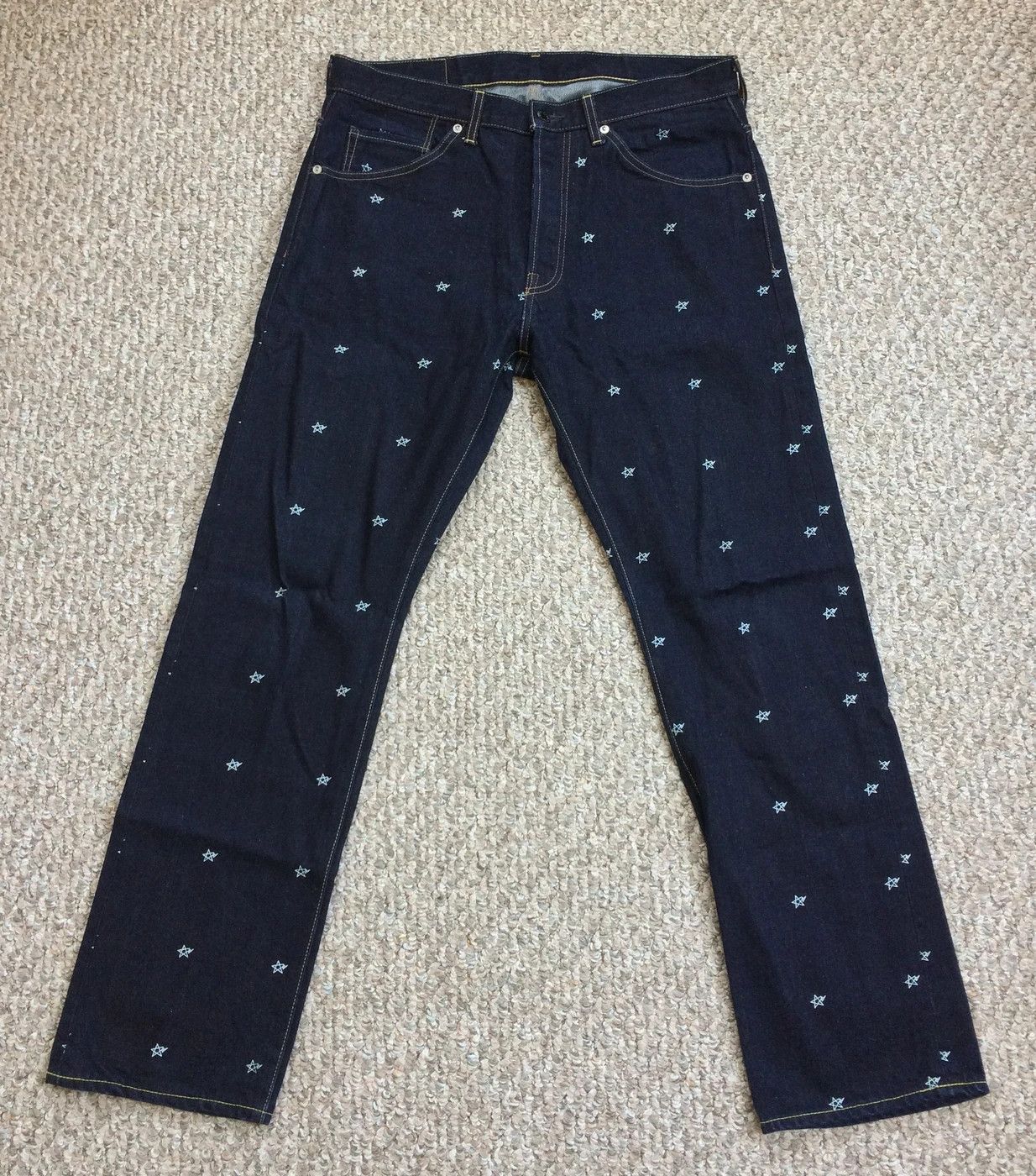 Bape Bape Embroidered Bapesta Stars Denim Size US 32 / EU 48 - 5 Thumbnail