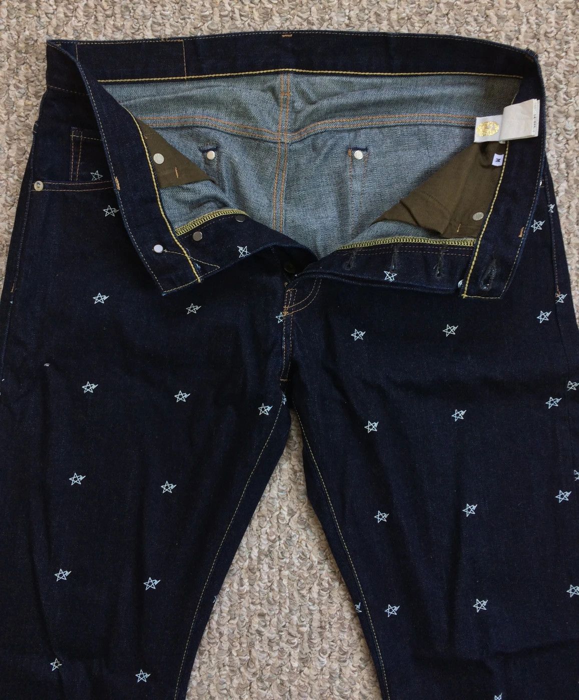 Bape Bape Embroidered Bapesta Stars Denim Size US 32 / EU 48 - 6 Thumbnail