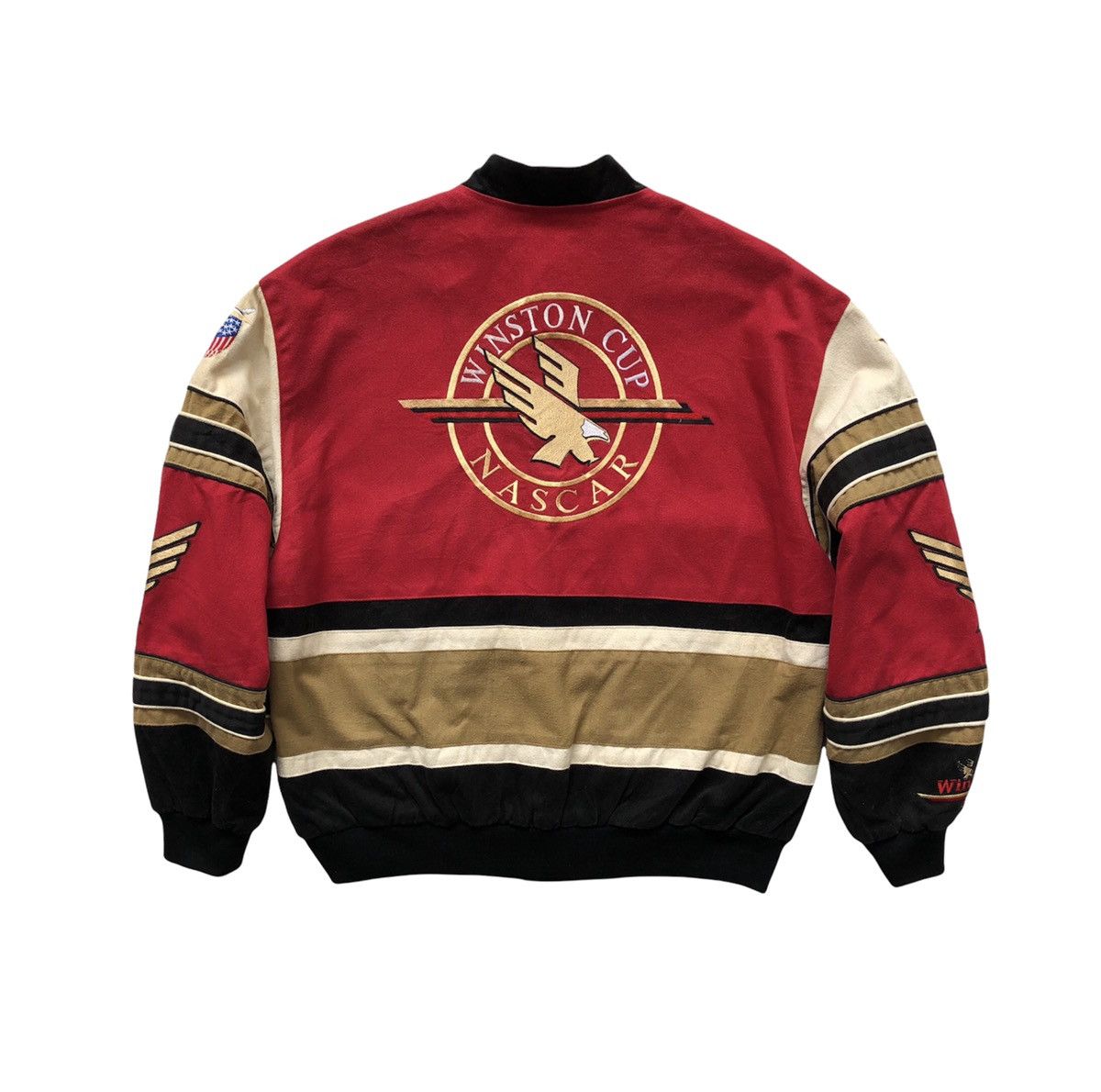 Jeff Hamilton Vintage Nascar Winston Cup Jeff Hamilton Varsity Jacket Size US XL / EU 56 / 4 - 10 Thumbnail