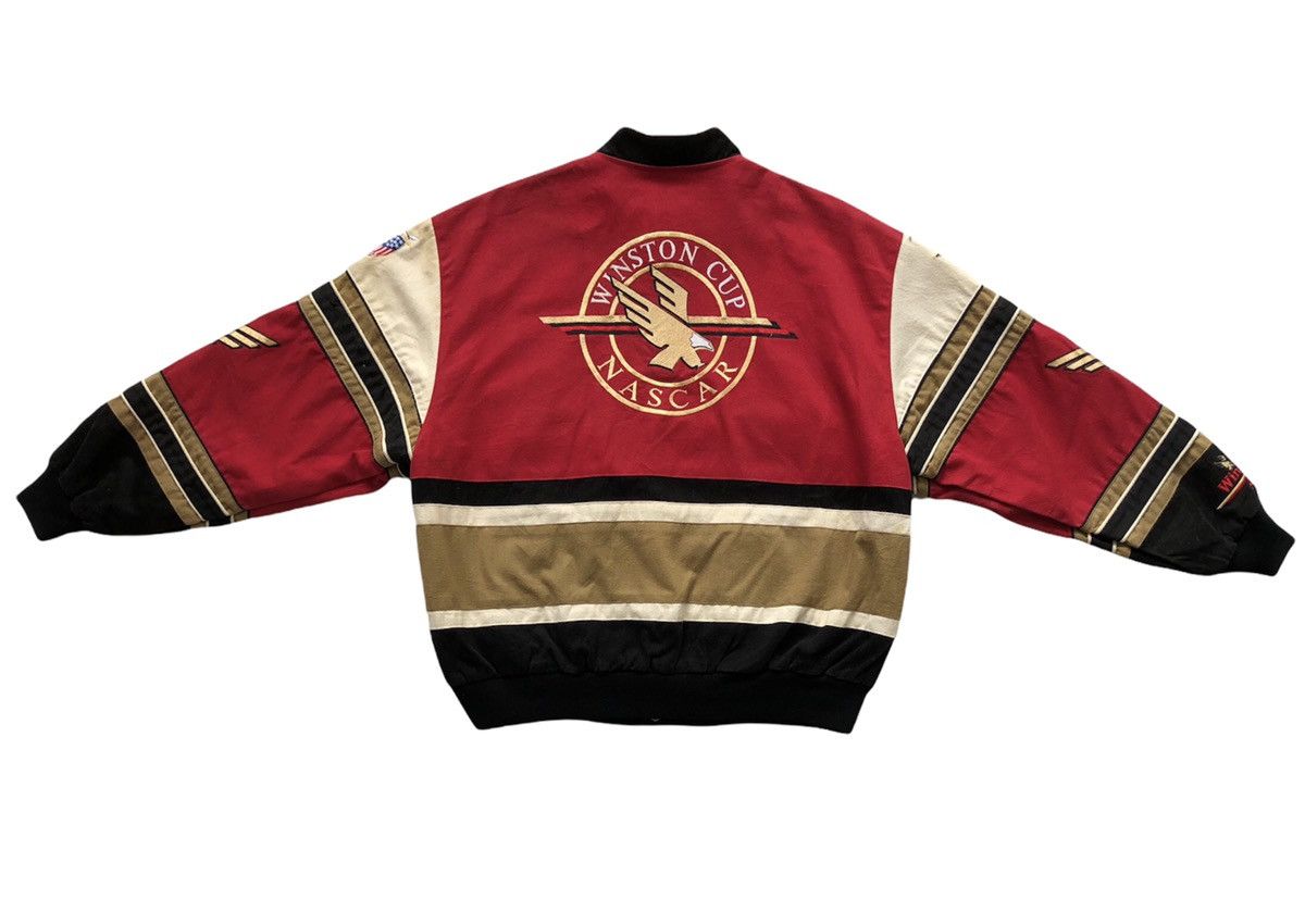 Jeff Hamilton Vintage Nascar Winston Cup Jeff Hamilton Varsity Jacket Size US XL / EU 56 / 4 - 11 Thumbnail