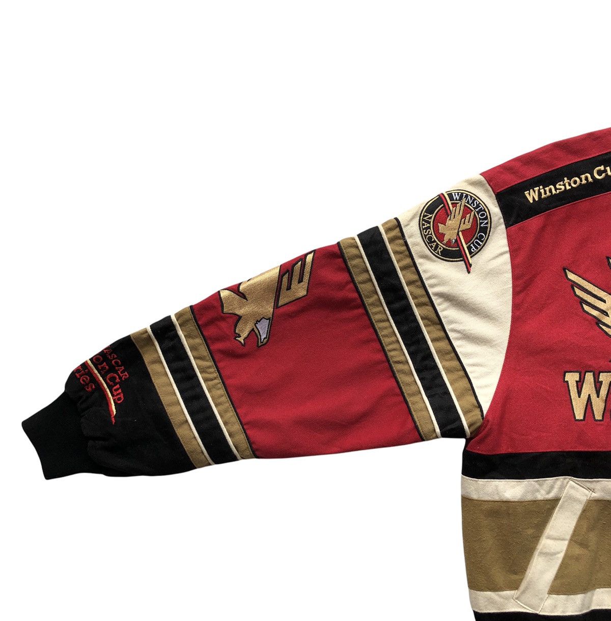 Jeff Hamilton Vintage Nascar Winston Cup Jeff Hamilton Varsity Jacket Size US XL / EU 56 / 4 - 6 Thumbnail