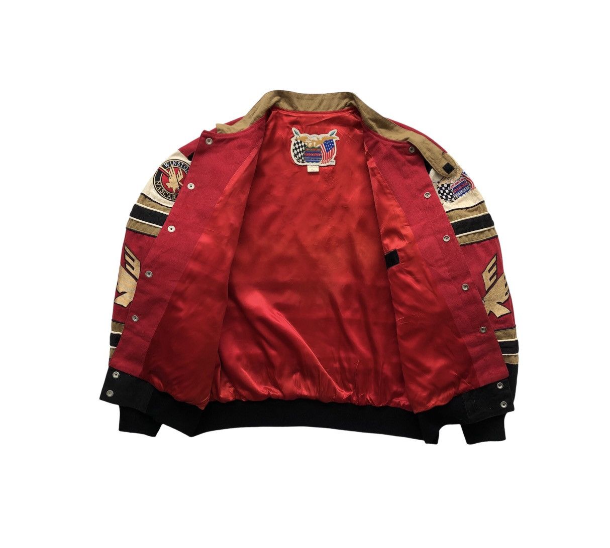 Jeff Hamilton Vintage Nascar Winston Cup Jeff Hamilton Varsity Jacket Size US XL / EU 56 / 4 - 12 Thumbnail