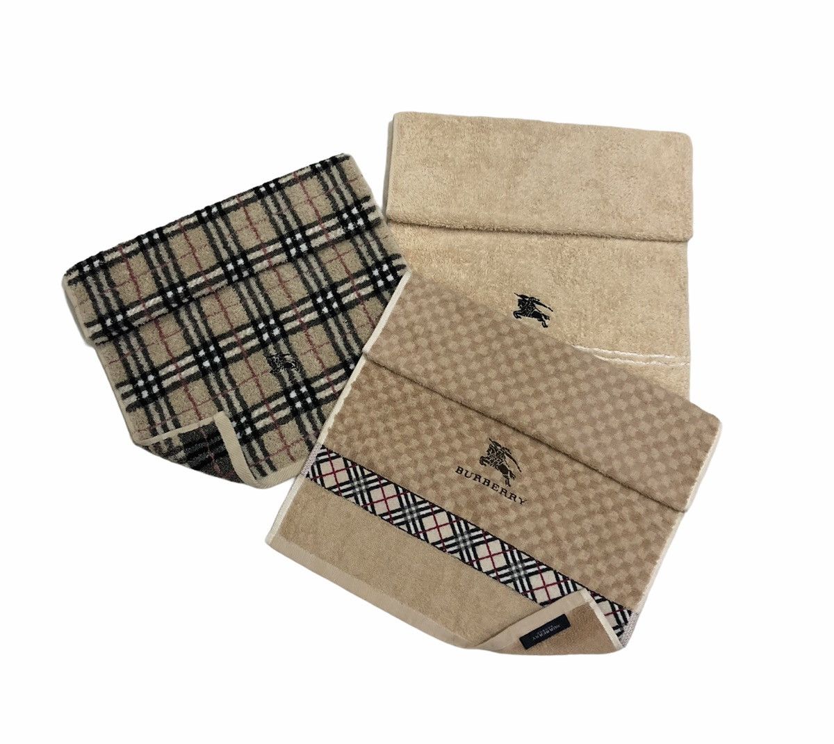 Burberry Burberry Embossed Logo Face Towel Lot 3 lots Size ONE SIZE - 2 Thumbnail