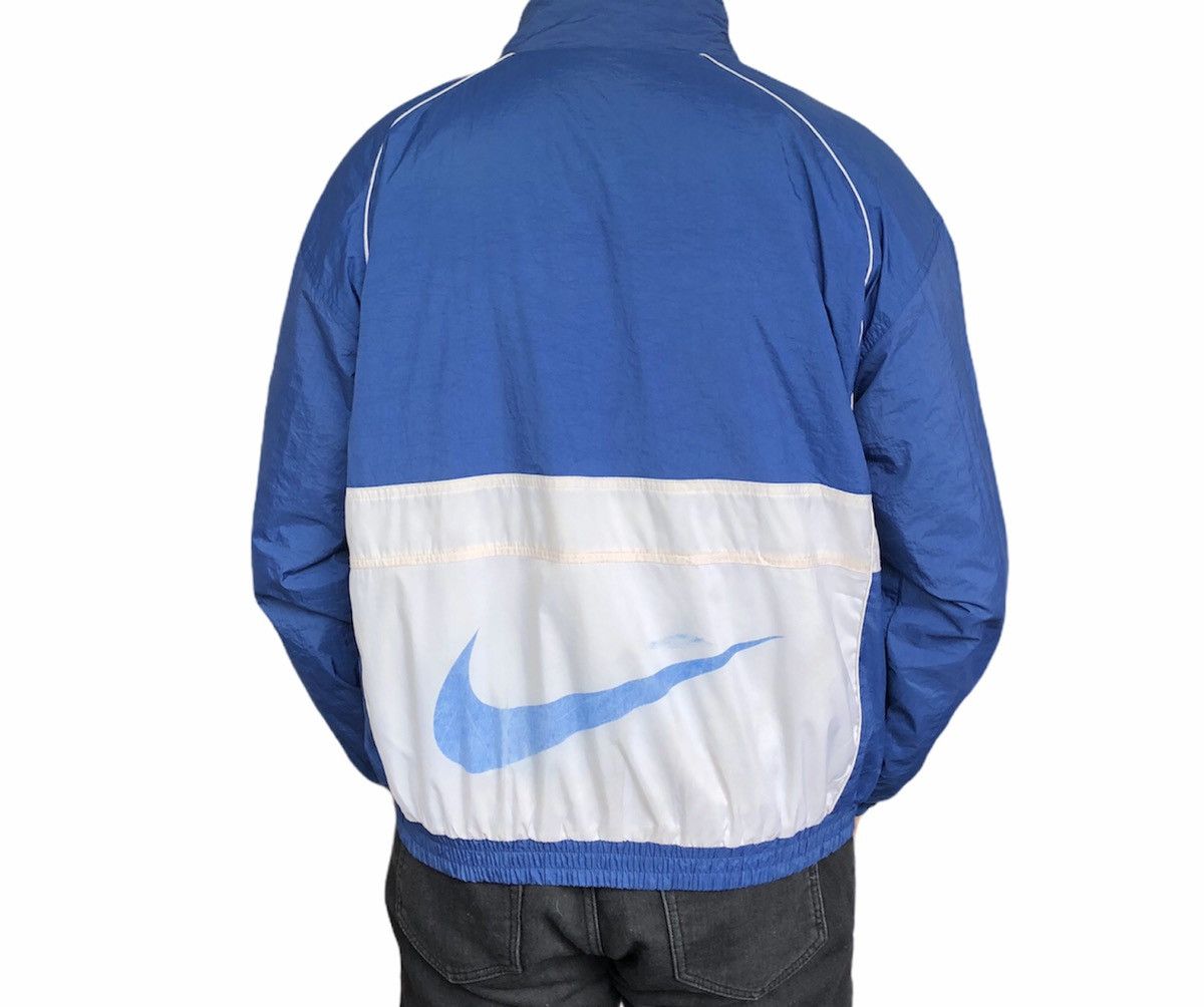 Nike 🔥Vintage 90s Nike swoosh big logo two tones light jackets Size US M / EU 48-50 / 2 - 4 Thumbnail