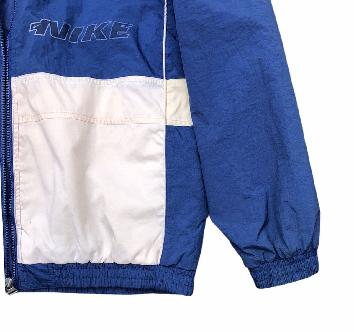 Nike 🔥Vintage 90s Nike swoosh big logo two tones light jackets Size US M / EU 48-50 / 2 - 11 Thumbnail