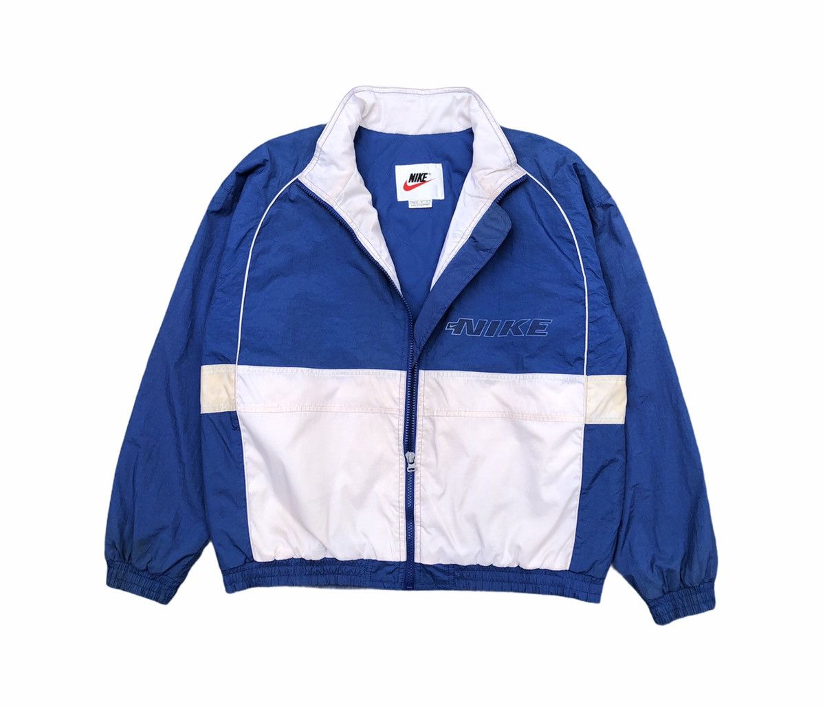 Nike 🔥Vintage 90s Nike swoosh big logo two tones light jackets Size US M / EU 48-50 / 2 - 5 Thumbnail
