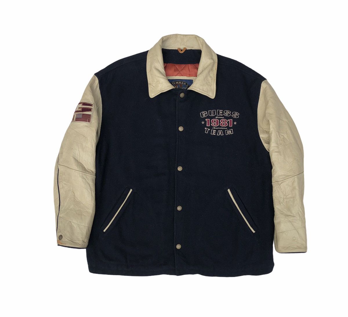 Guess Vintage Guess Legendary Varsity American Team Size US L / EU 52-54 / 3 - 1 Thumbnail