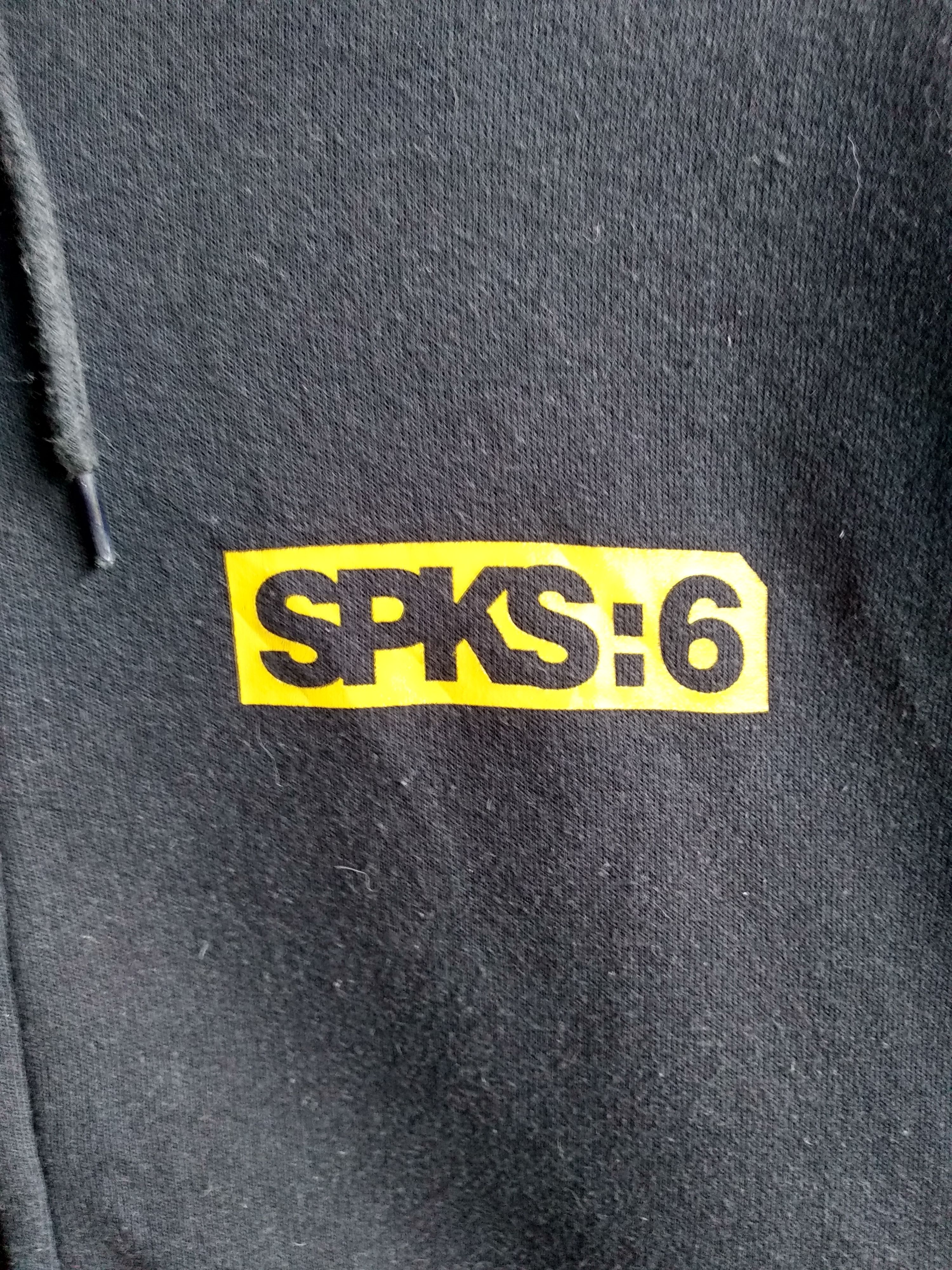 Band Tees × Japanese Brand The Spankies Six Band Sweater Hoodie/Size M/Black Colour Size US M / EU 48-50 / 2 - 3 Thumbnail