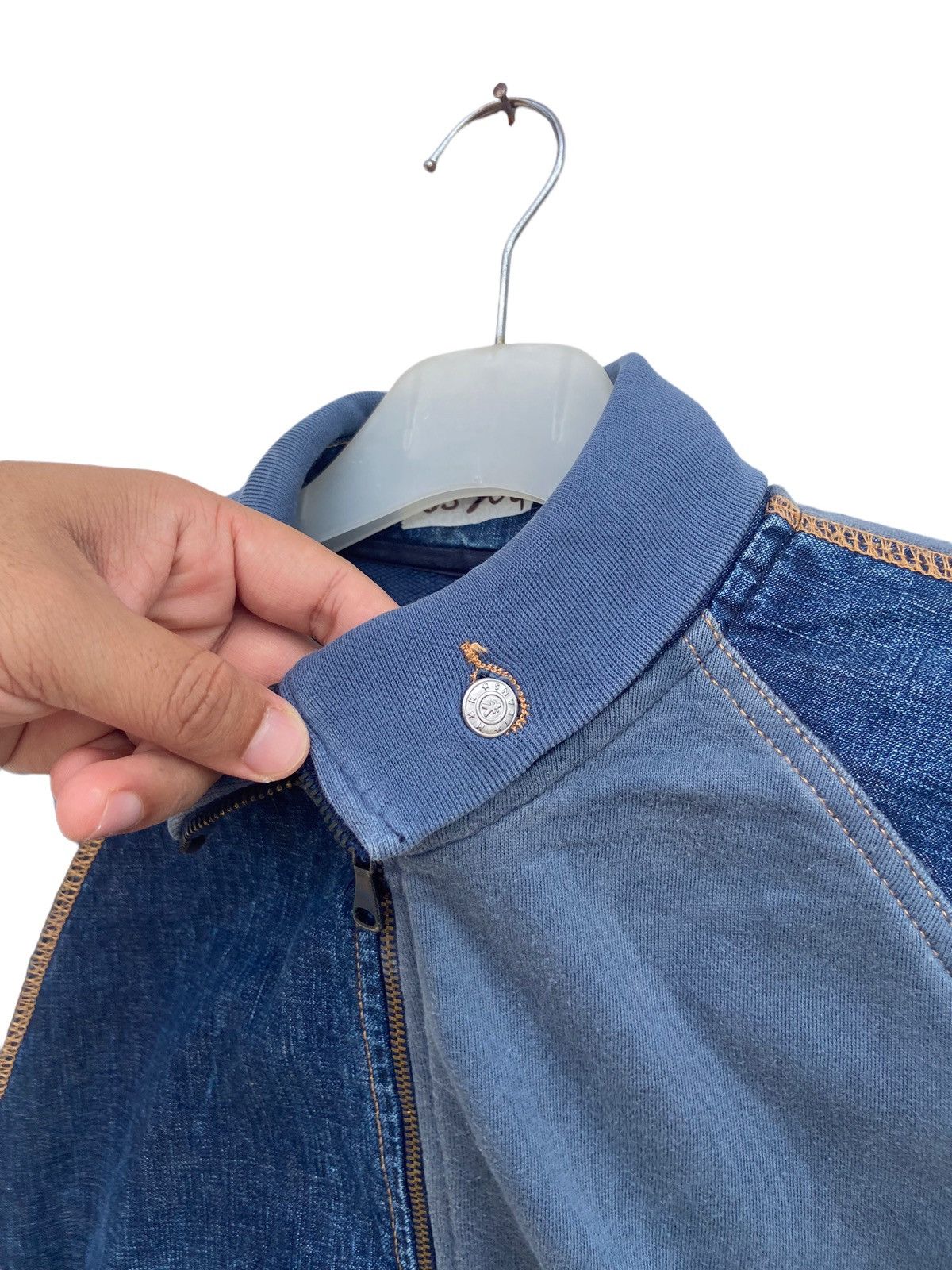 Michiko Koshino London Vintage Yen Jeans Denim Jacket Size US M / EU 48-50 / 2 - 3 Thumbnail