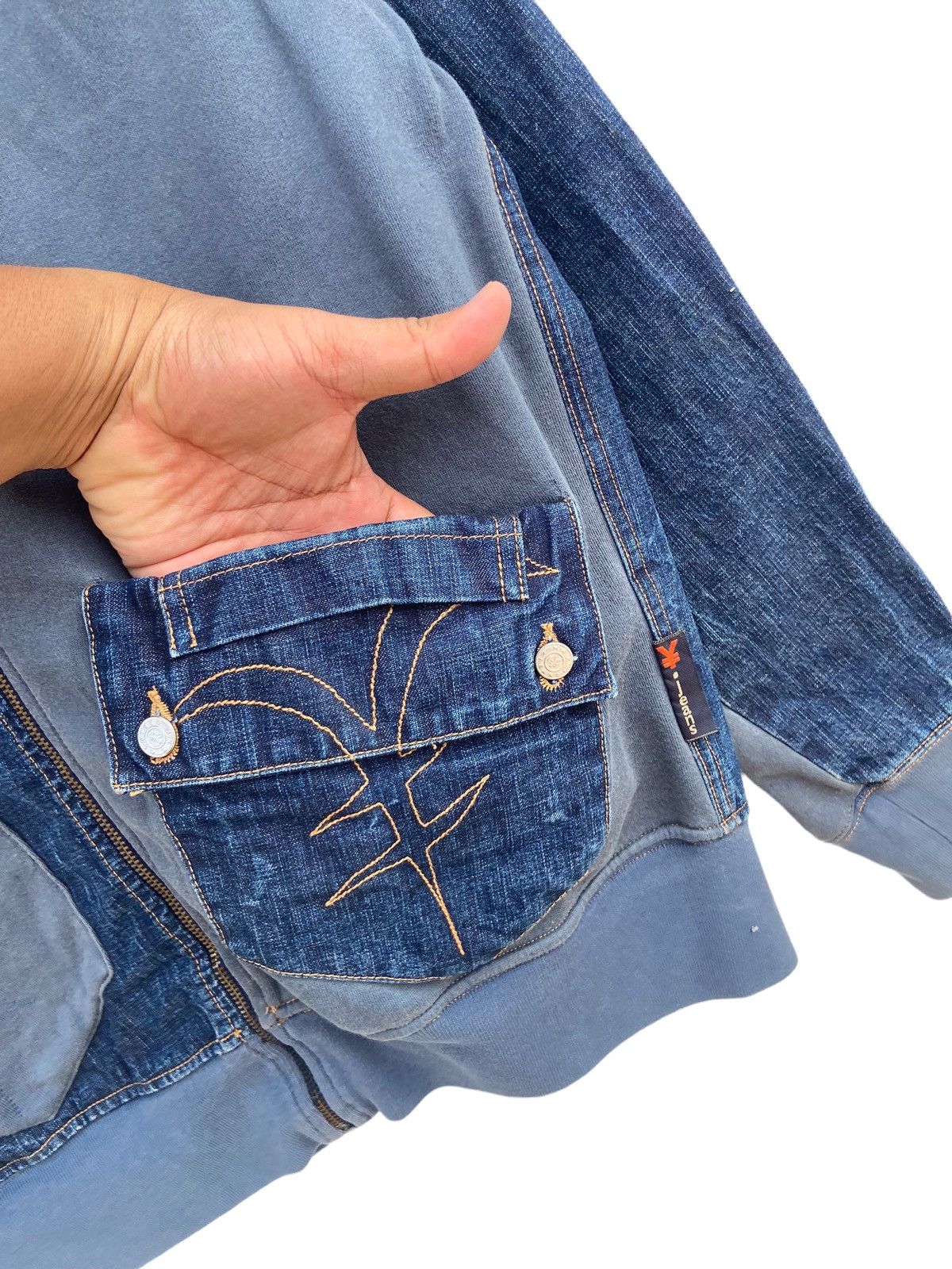 Michiko Koshino London Vintage Yen Jeans Denim Jacket Size US M / EU 48-50 / 2 - 5 Thumbnail