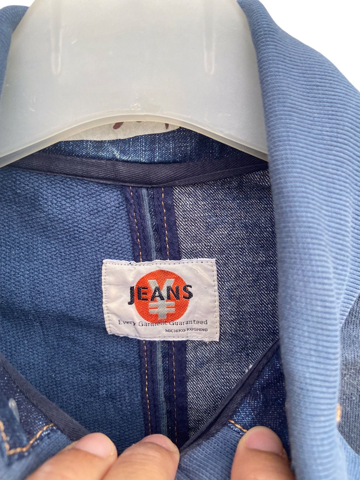 Michiko Koshino London Vintage Yen Jeans Denim Jacket Size US M / EU 48-50 / 2 - 4 Thumbnail