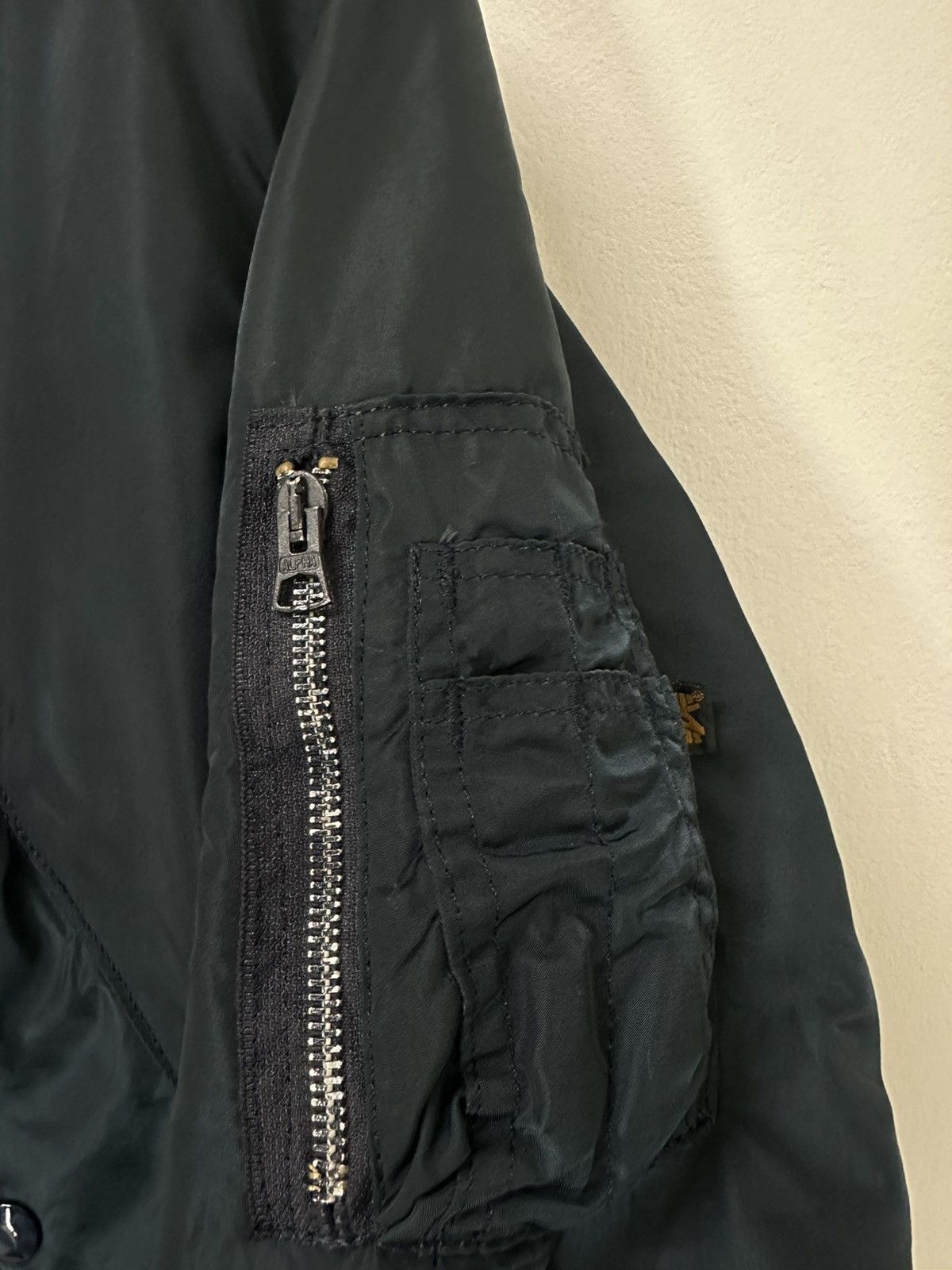 Alpha Industries × Vintage Vintage 90’s MA-1 Bomber Jacket Alpha Industries Made In USA Size US L / EU 52-54 / 3 - 6 Thumbnail