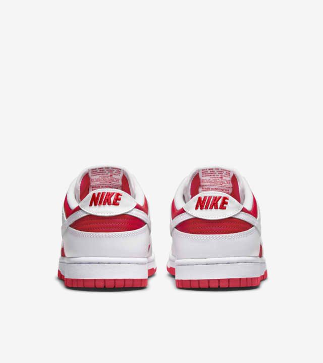 Nike Nike Dunk Low Championship Red Size US 10 / EU 43 - 4 Thumbnail