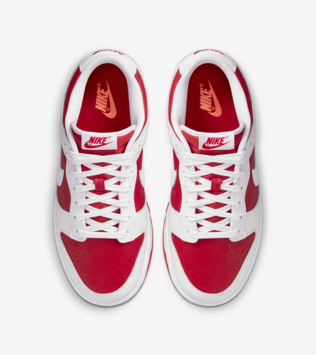 Nike Nike Dunk Low Championship Red Size US 10 / EU 43 - 3 Thumbnail