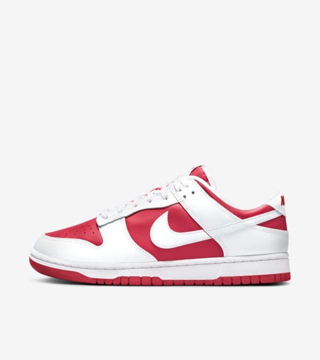 Nike Nike Dunk Low Championship Red Size US 10 / EU 43 - 2 Thumbnail