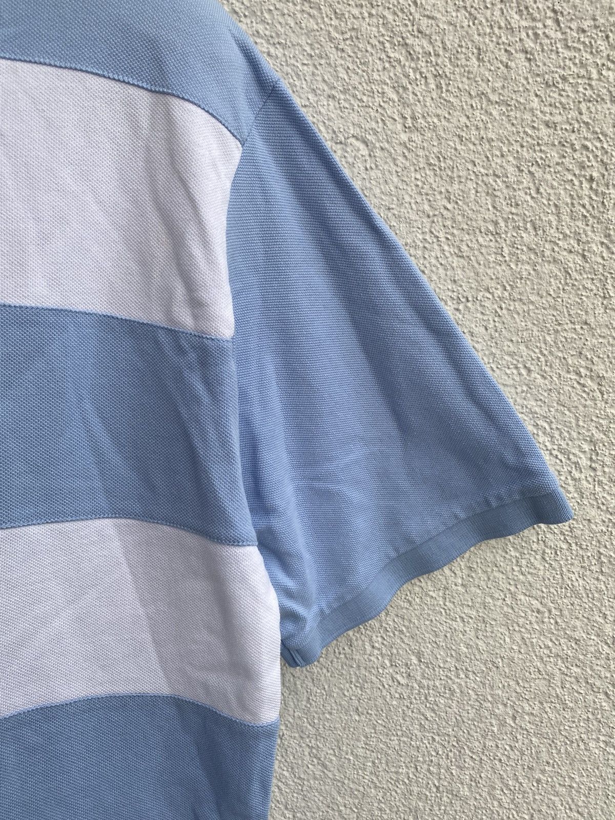 Yves Saint Laurent YSL Polo Logo Summer YSL T-shirt blue white Size US M / EU 48-50 / 2 - 15 Thumbnail