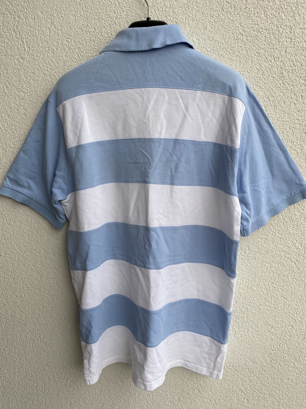 Yves Saint Laurent YSL Polo Logo Summer YSL T-shirt blue white Size US M / EU 48-50 / 2 - 7 Thumbnail