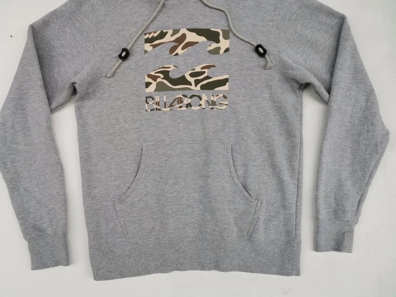 Billabong Rare!!! Billabong Big Logo Camo Hoodie Sweatshirt Size US L / EU 52-54 / 3 - 4 Thumbnail
