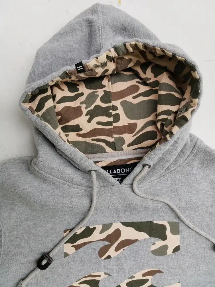 Billabong Rare!!! Billabong Big Logo Camo Hoodie Sweatshirt Size US L / EU 52-54 / 3 - 7 Thumbnail