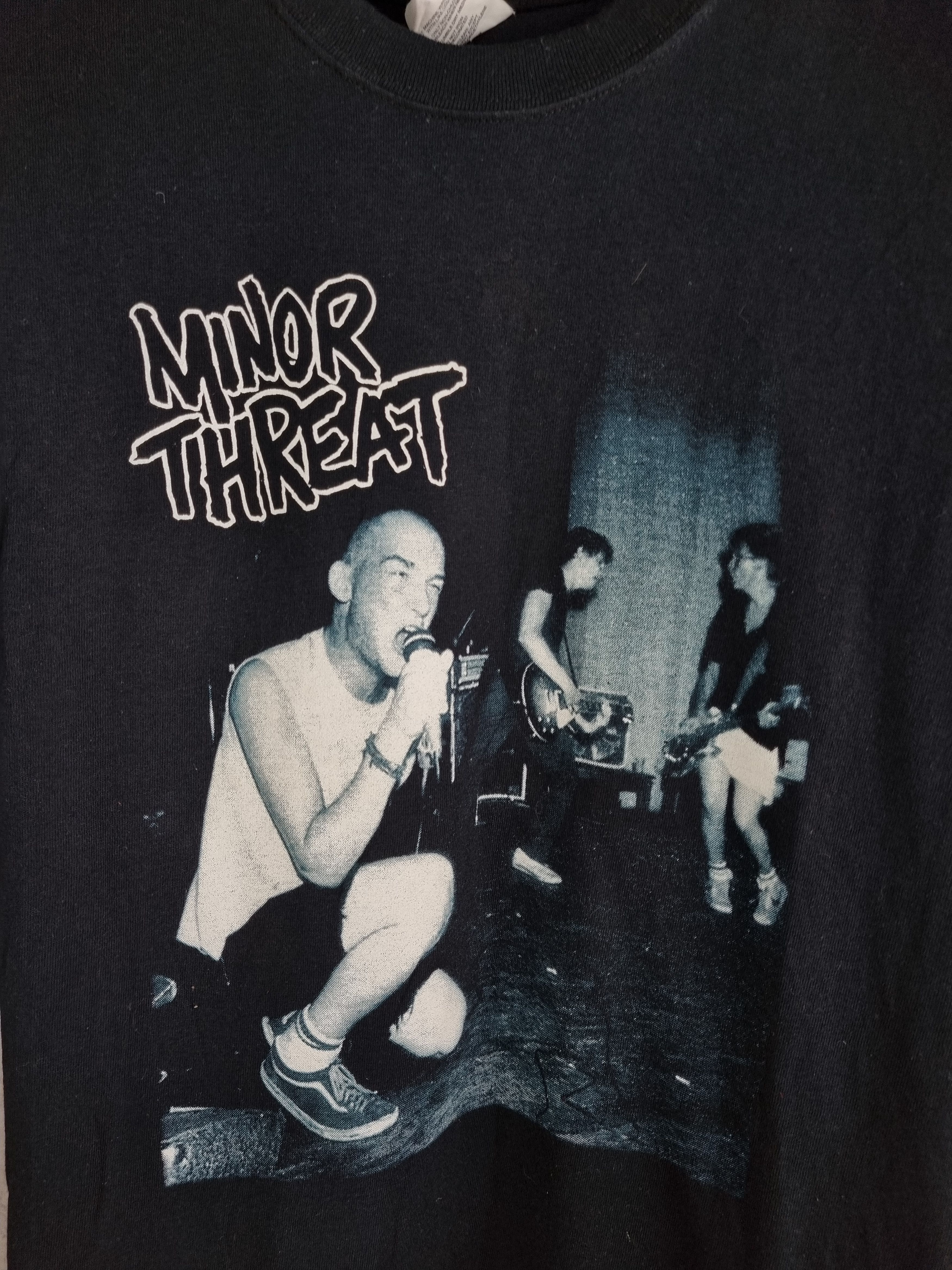 Band Tees × Vintage 90s Rare Minor THREAT Band Anvil Tee shirt like Nirvana Size US S / EU 44-46 / 1 - 2 Thumbnail