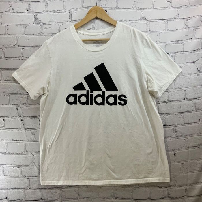 Adidas Adidas Amplifier Tee Big Logo White Mens Sz XL T-Shirt | Grailed