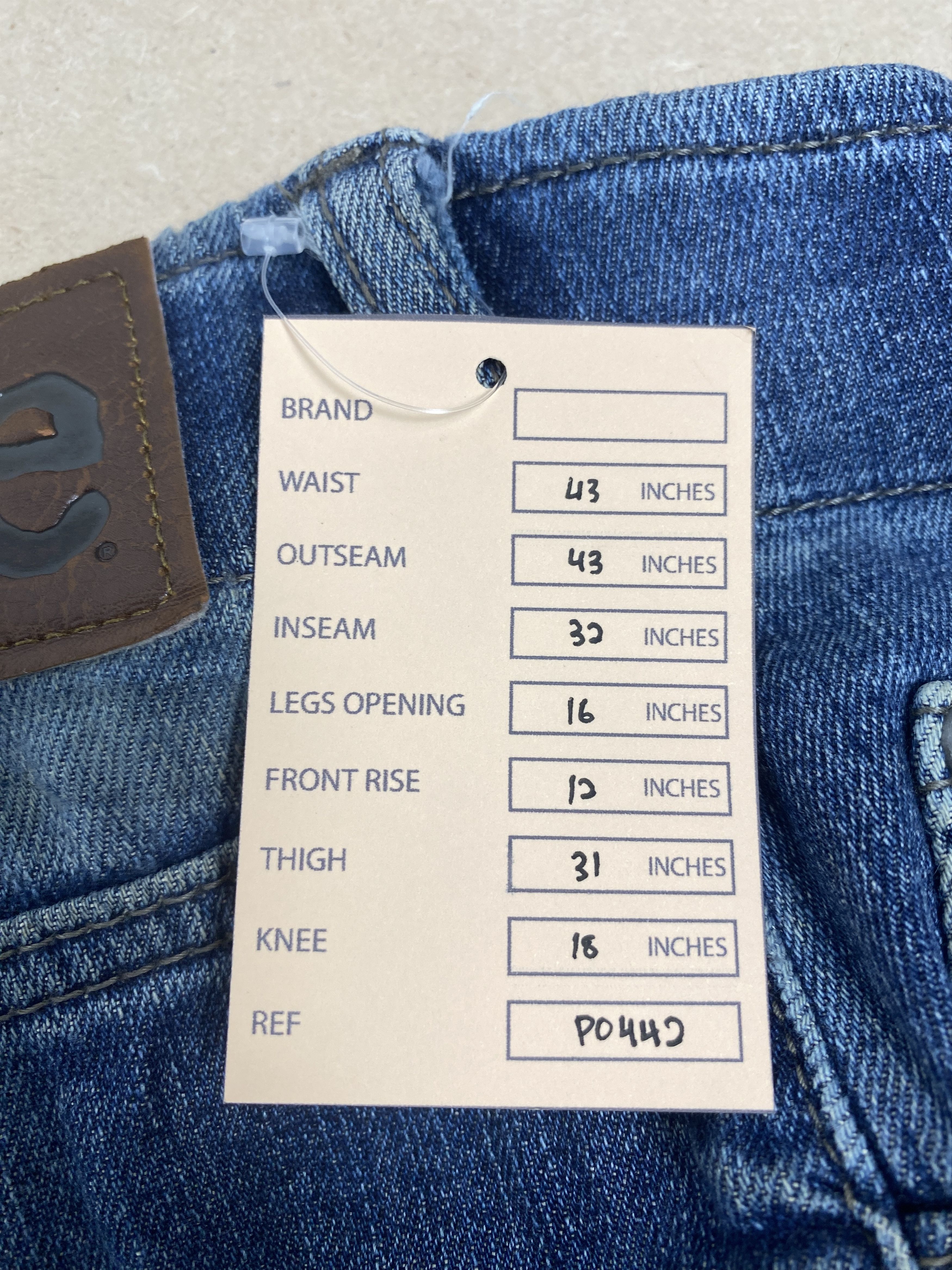 Lee Vintage Lee Extreme Motion Faded Blue Jeans P0442 Size US 43 - 16 Thumbnail