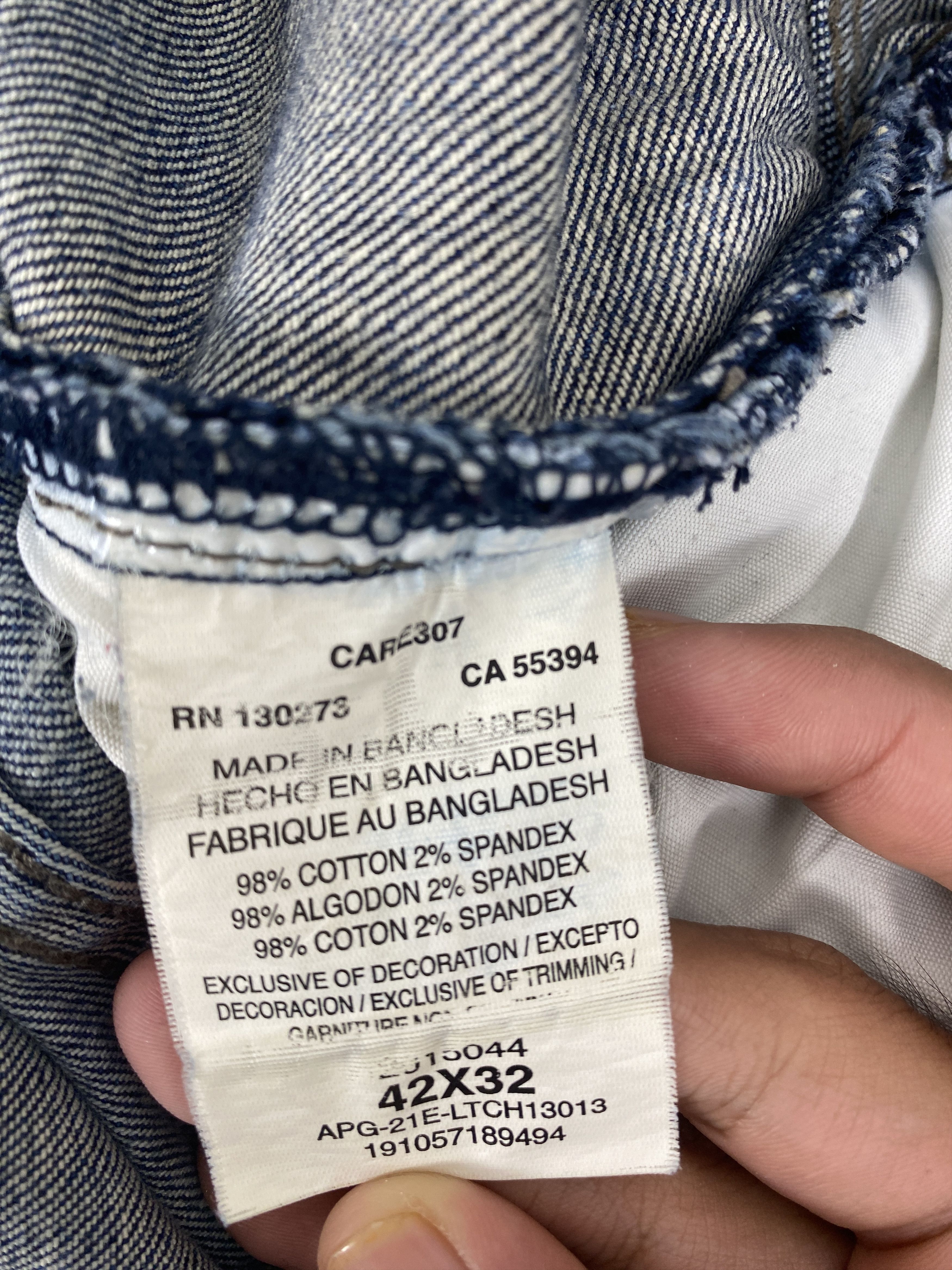 Lee Vintage Lee Extreme Motion Faded Blue Jeans P0442 Size US 43 - 11 Thumbnail