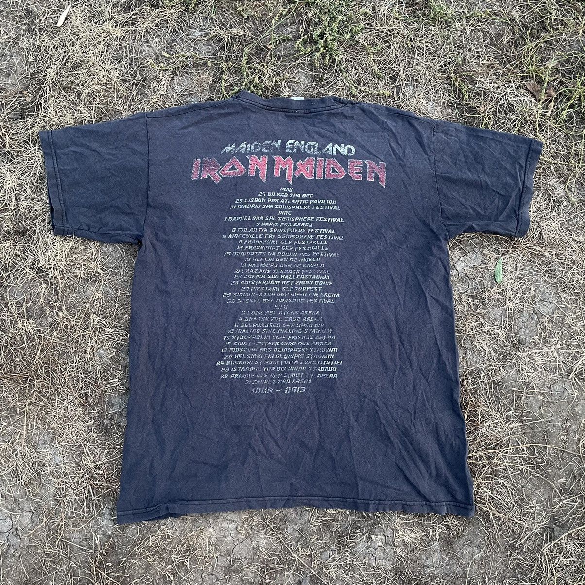 Band Tees Vintage Y2K Thrashed Maiden Horror Face 90s Skulls Tee Band Size US L / EU 52-54 / 3 - 8 Thumbnail