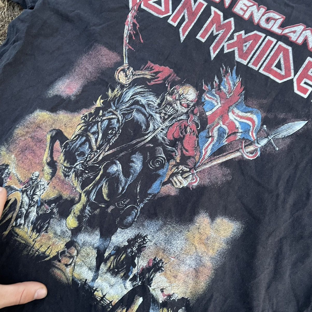 Band Tees Vintage Y2K Thrashed Maiden Horror Face 90s Skulls Tee Band Size US L / EU 52-54 / 3 - 7 Thumbnail