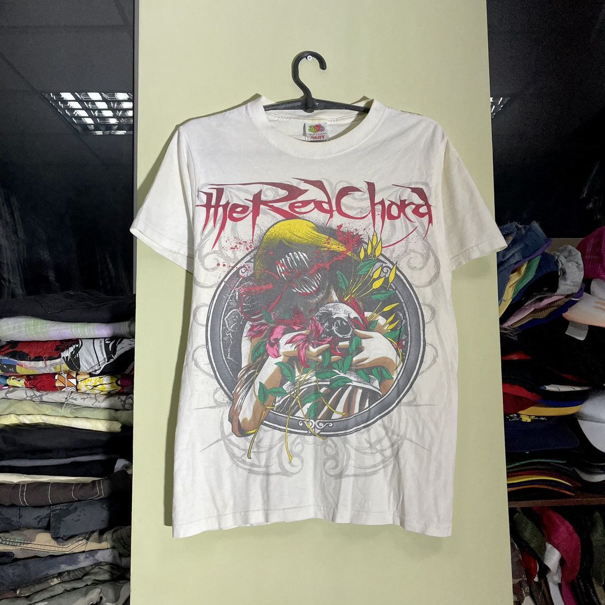 Vintage Vintage 90s Graphic Tee Horror Skull Vamp Grunge Streetwear Size US S / EU 44-46 / 1 - 2 Thumbnail
