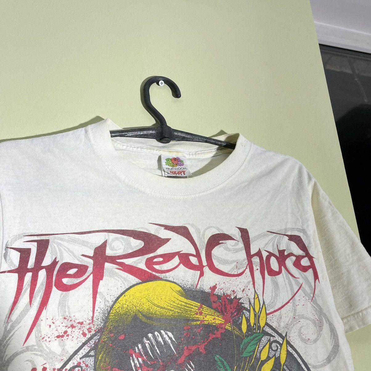 Vintage Vintage 90s Graphic Tee Horror Skull Vamp Grunge Streetwear Size US S / EU 44-46 / 1 - 5 Thumbnail