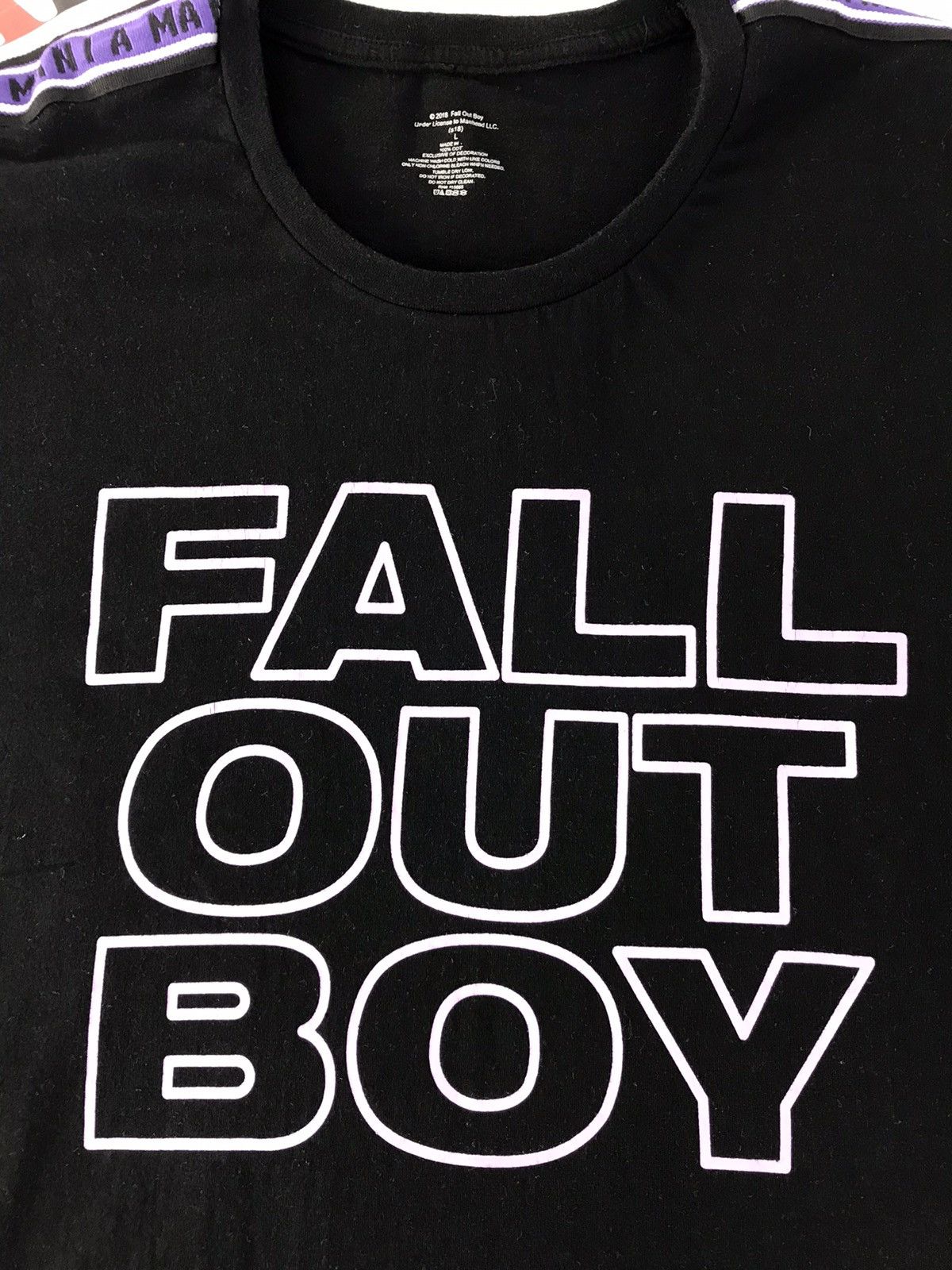 Band Tees Fall Out Boy Rock Band Album Mania Tee Size US L / EU 52-54 / 3 - 4 Thumbnail