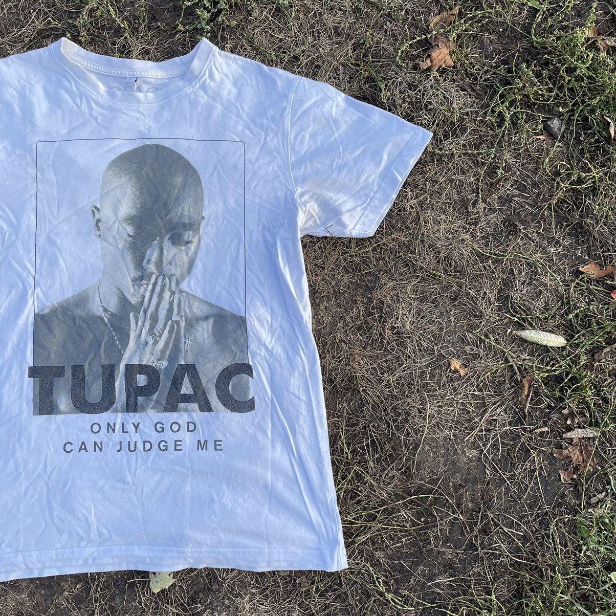 Vintage Vintage Y2K Sun Faded Tupac Graphic Tee Streetwear Slim M Size US M / EU 48-50 / 2 - 3 Thumbnail