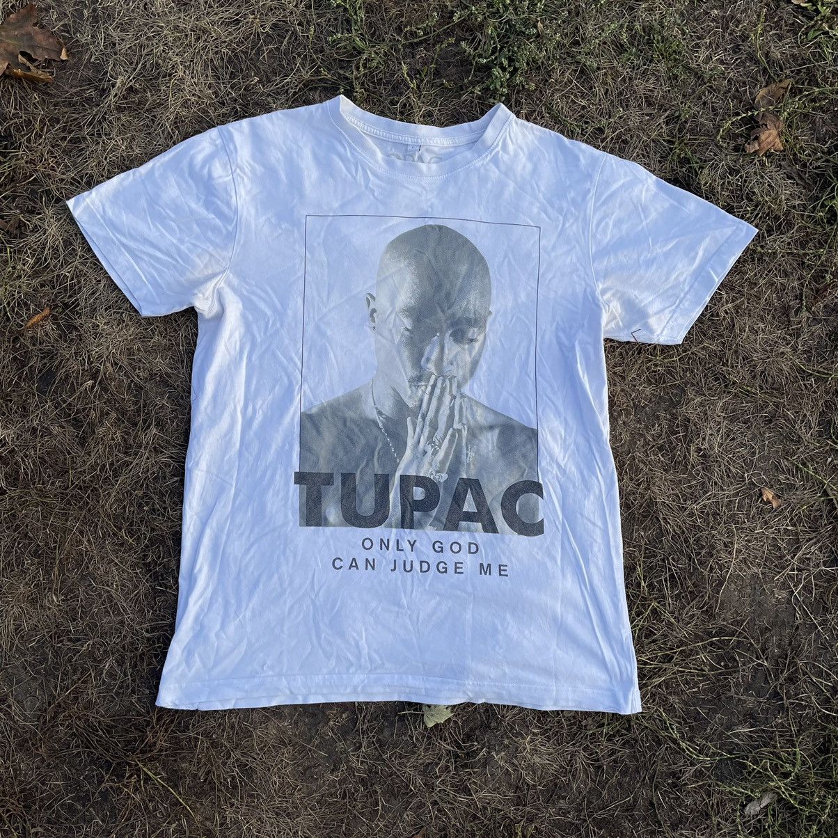 Vintage Vintage Y2K Sun Faded Tupac Graphic Tee Streetwear Slim M Size US M / EU 48-50 / 2 - 1 Thumbnail