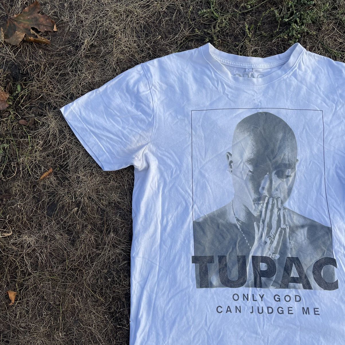 Vintage Vintage Y2K Sun Faded Tupac Graphic Tee Streetwear Slim M Size US M / EU 48-50 / 2 - 2 Thumbnail