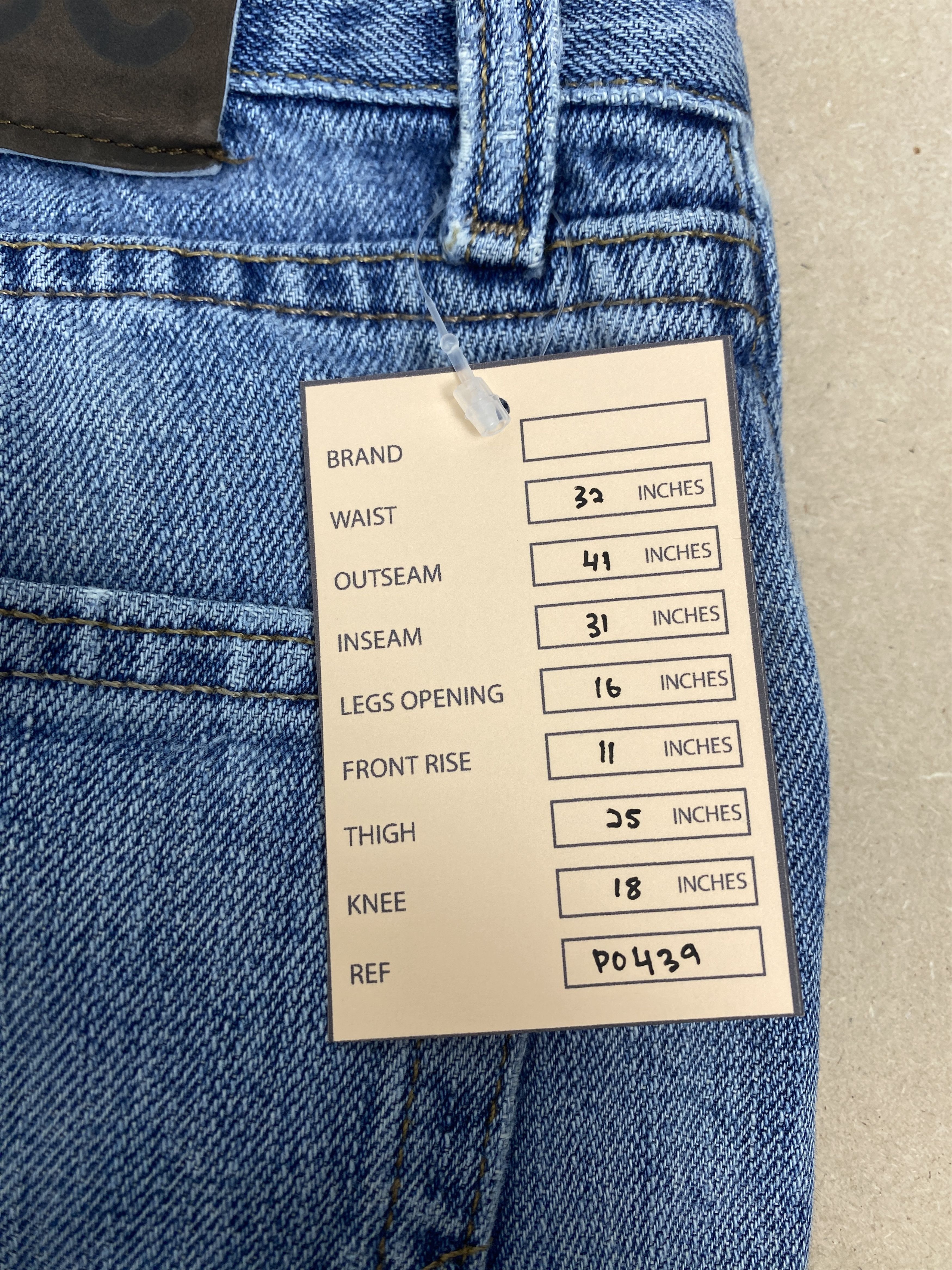 Lee Vintage Lee Straight Cut Faded Mid Wash Jeans Size US 32 / EU 48 - 14 Thumbnail