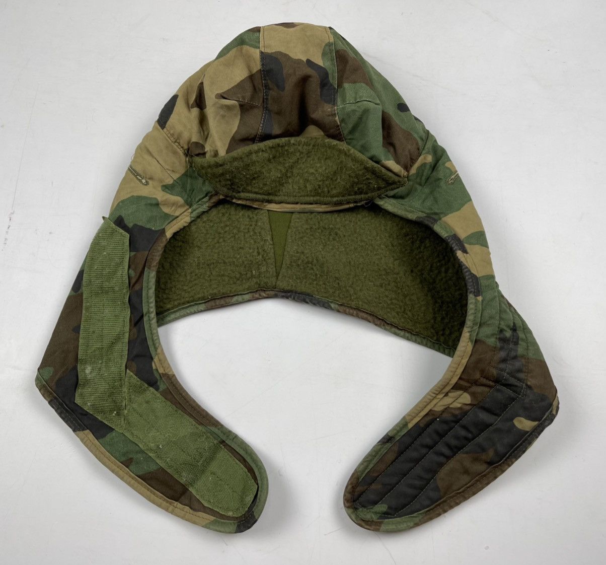 Vintage vintage army trapper hat insulated helmet liner Size ONE SIZE - 5 Thumbnail