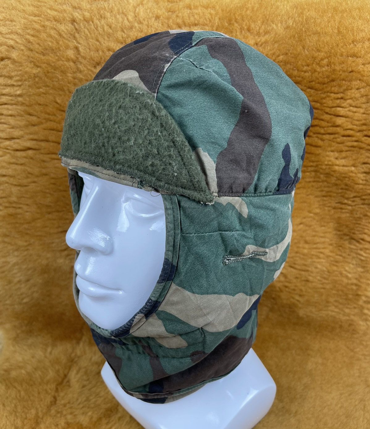 Vintage vintage army trapper hat insulated helmet liner Size ONE SIZE - 2 Thumbnail