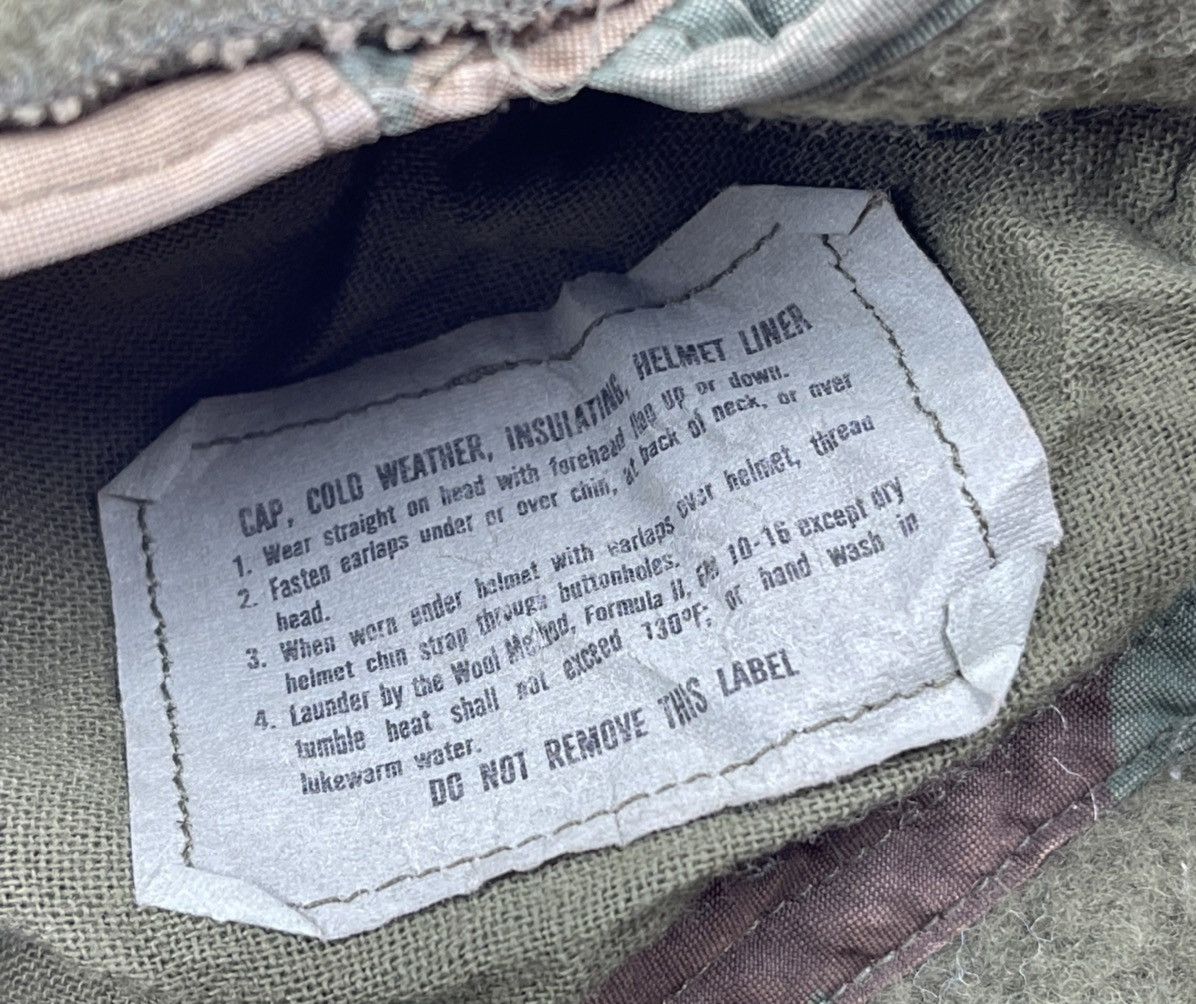 Vintage vintage army trapper hat insulated helmet liner Size ONE SIZE - 9 Thumbnail