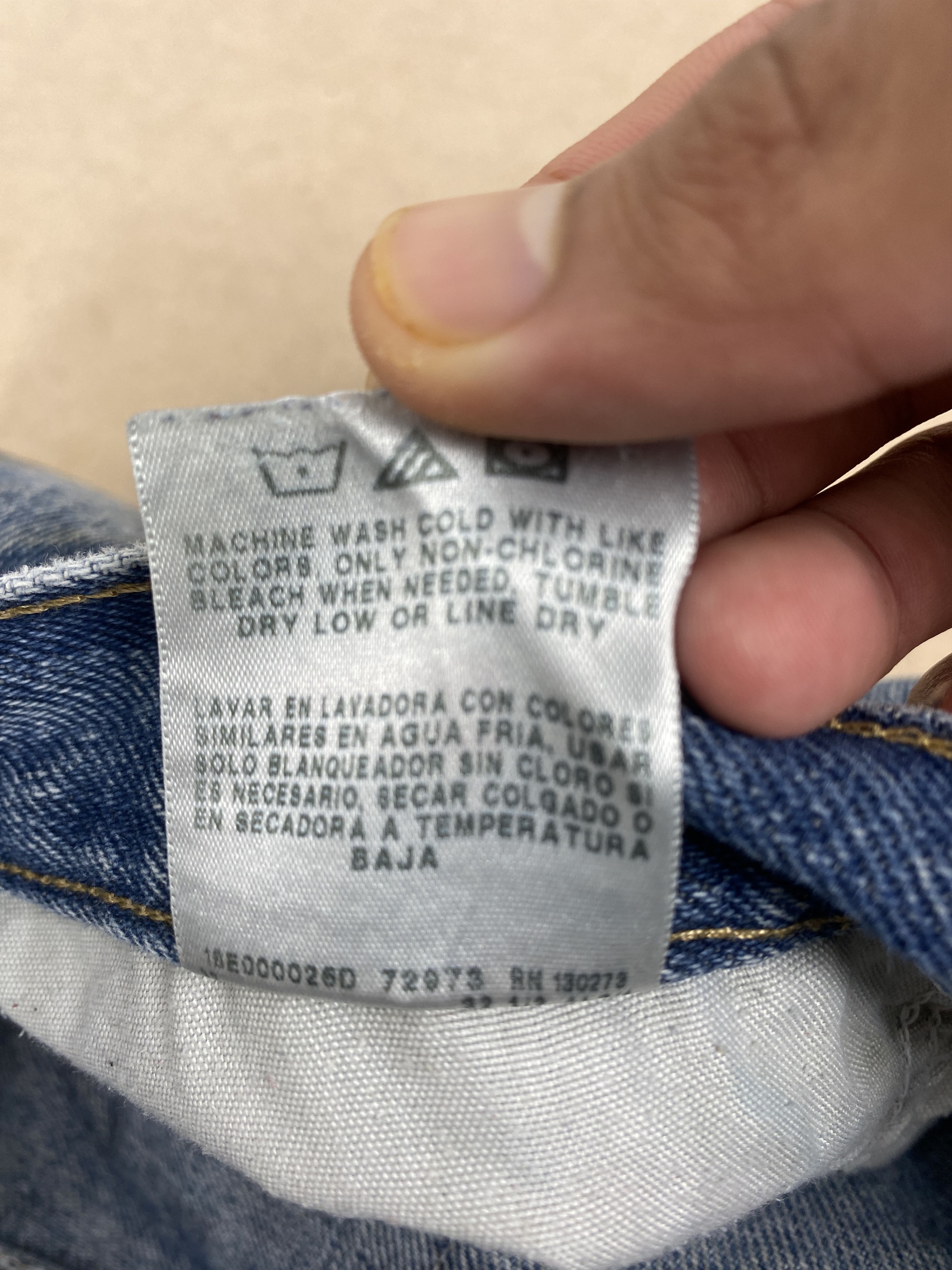 Vintage × Wrangler Vintage Wrangler Distressed Faded StraightCut Mid Wash Jeans Size US 31 - 10 Thumbnail